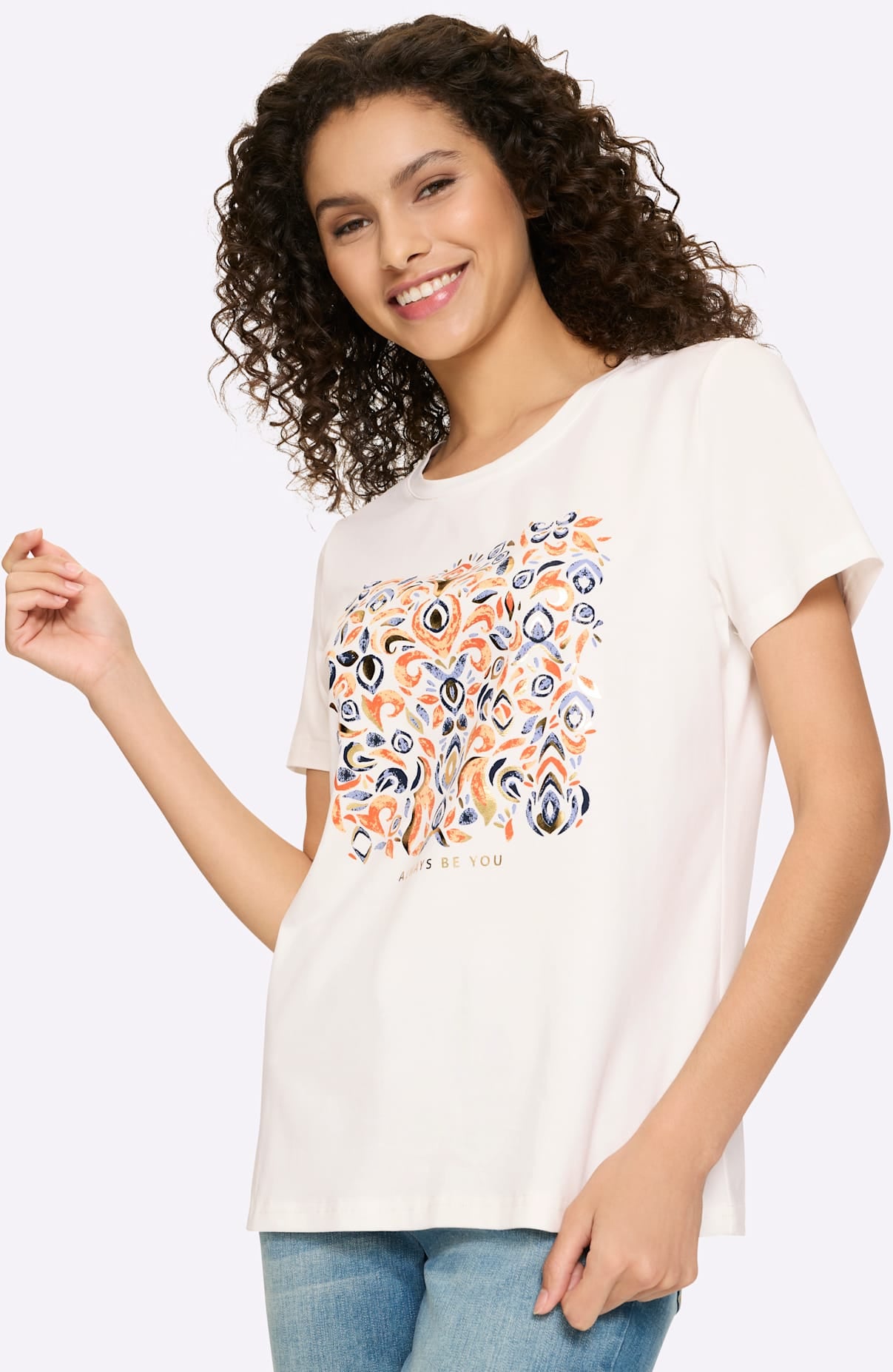 heine T-Shirt »Druck-Shirt« 1 tlg.