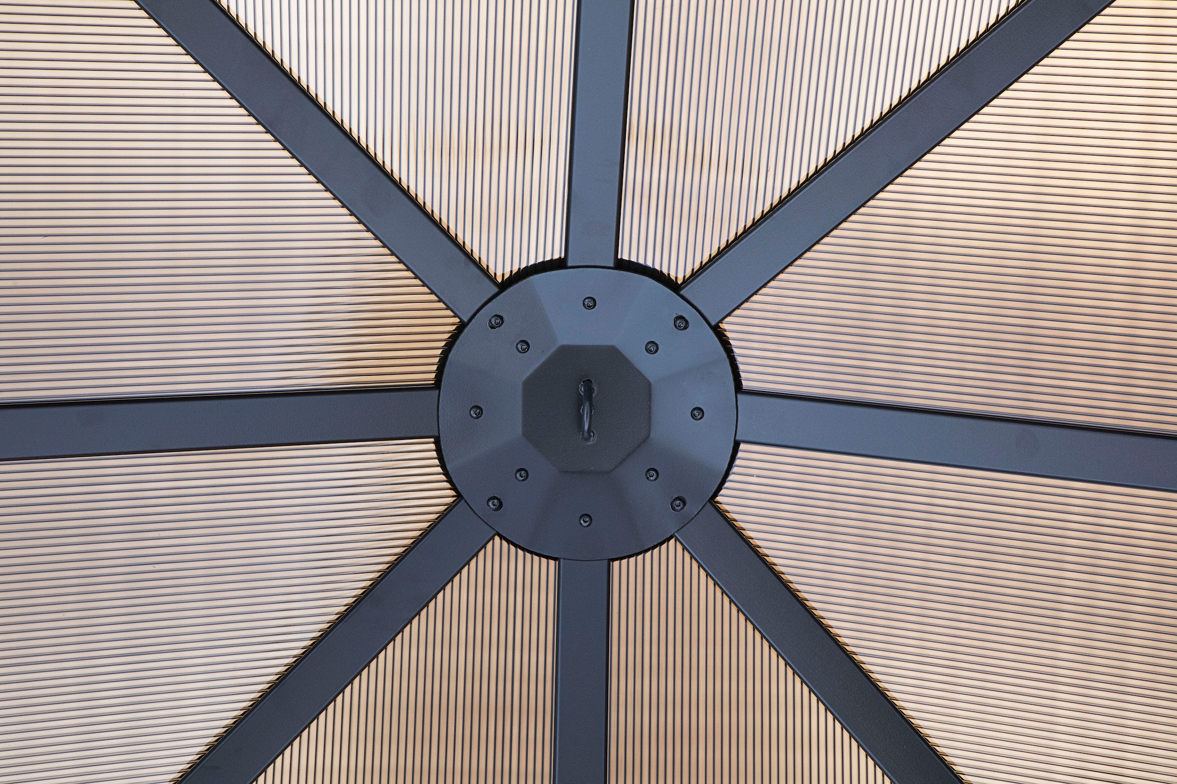 KONIFERA Pavillon-Ersatzdach »Aruba 2.0«, Dachplatten für BxT: 300x300 cm, 6mm Polycarbonat-Dachplatten