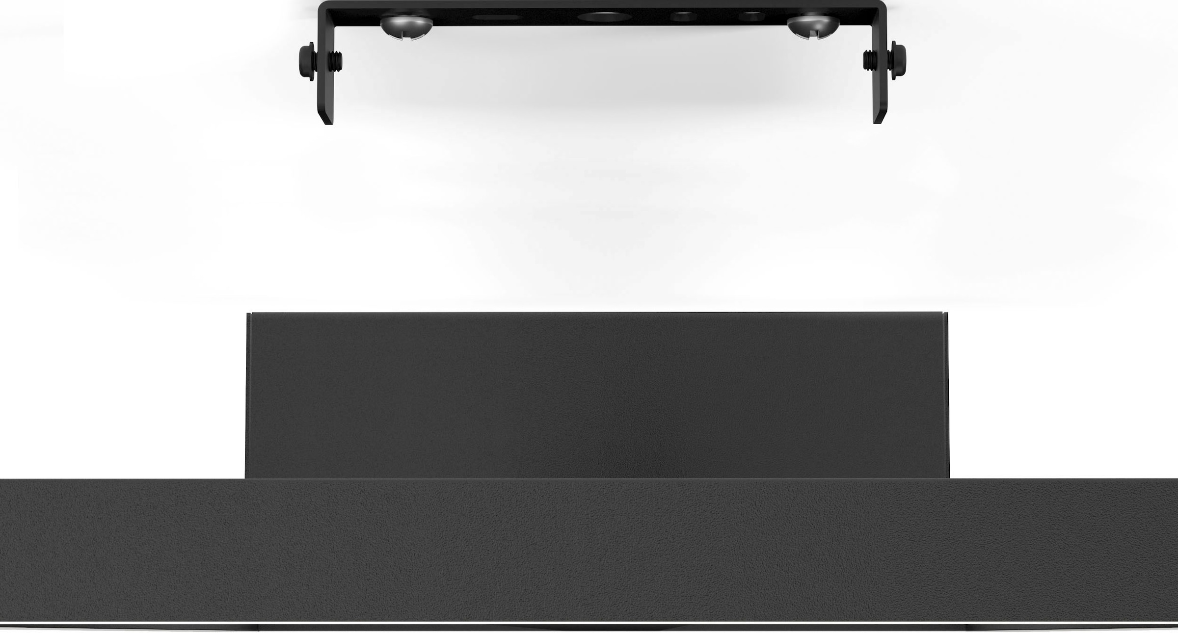 EGLO LED-Deckenleuchte »CALAGRANO-Z« in schwarz aus Alu, Stahl / inkl. LED fest integriert - 21 Watt, Gr. ca. 64 x 22 cm