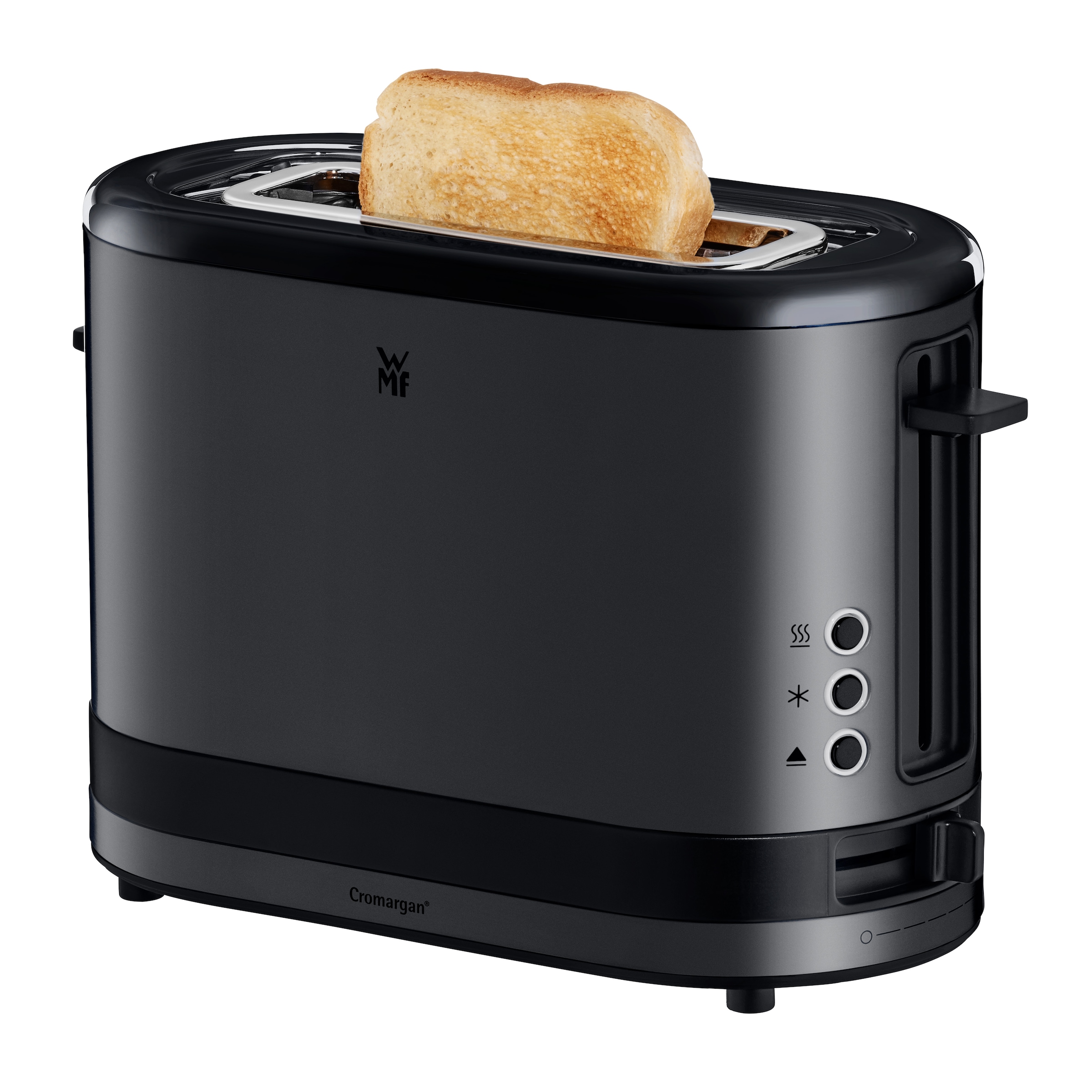 WMF Toaster »KÜCHENminis®«, 1 kurzer Schlitz, 600 W, kompakt, 7 Bräunungsstufen, Auftau-Funktion, Aufwärm-Funktion