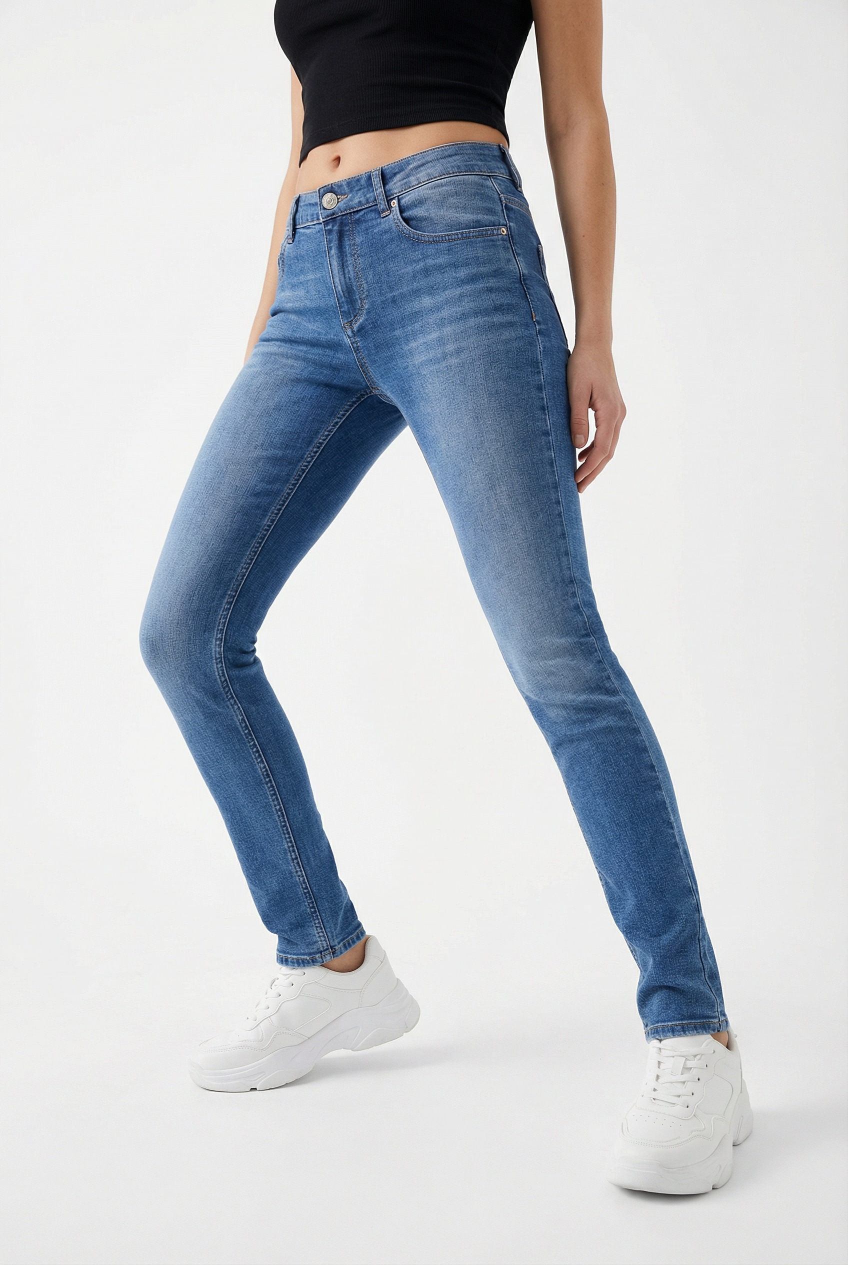 ONLY Skinny-fit-Jeans »ONLMARIA MID WAIST SK DNM BOX«