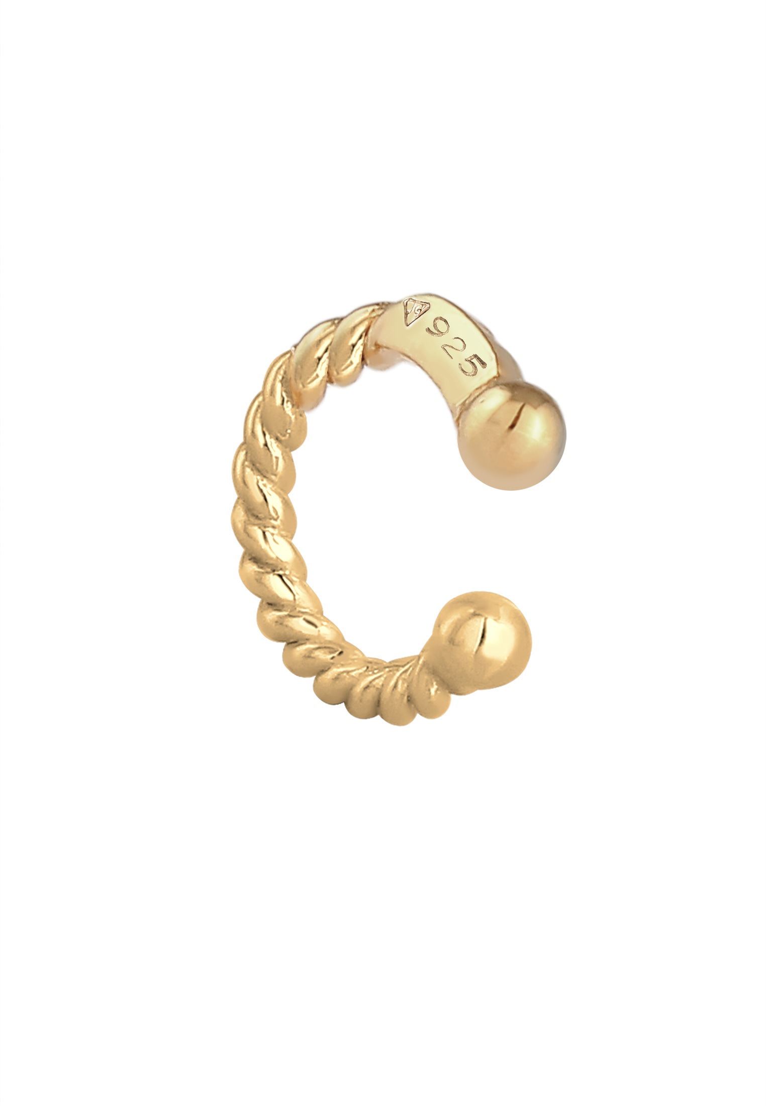 Elli Ohrklemme »Ohrringe Single Earcuff Twisted Ohrklemme 925er Silber«