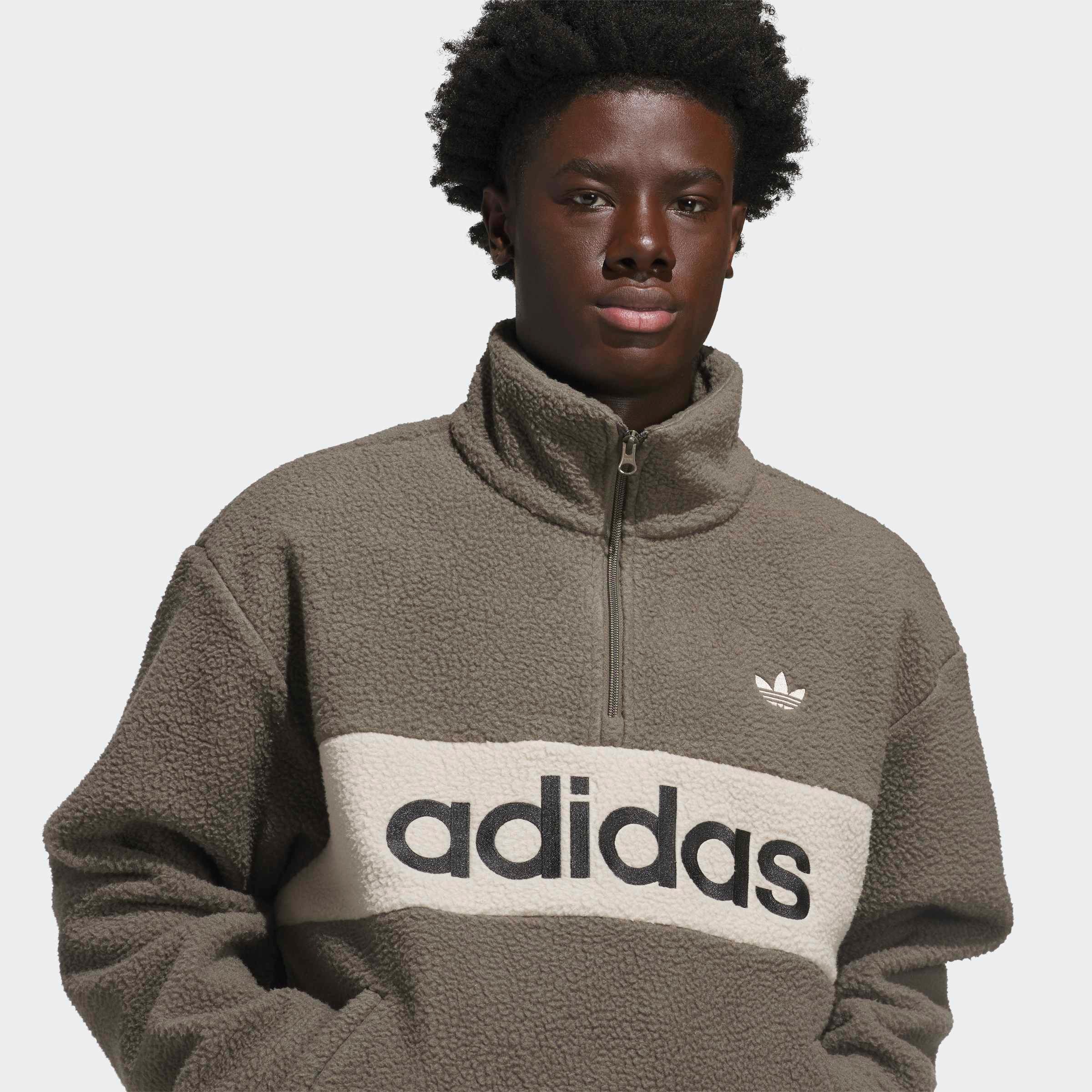 adidas Originals Sweatshirt »PF«, mit Reißverschluss, sportlicher Stil, aus Polyester, normale Länge
