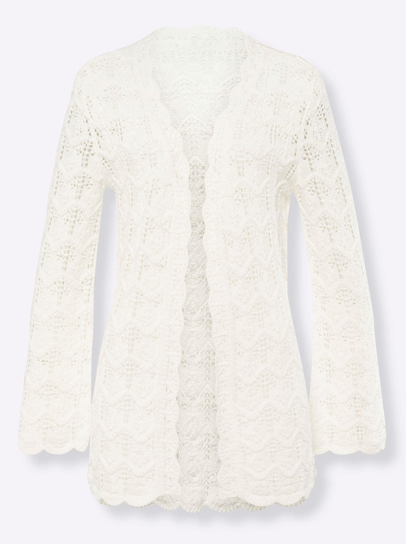 heine Ajourstrickjacke