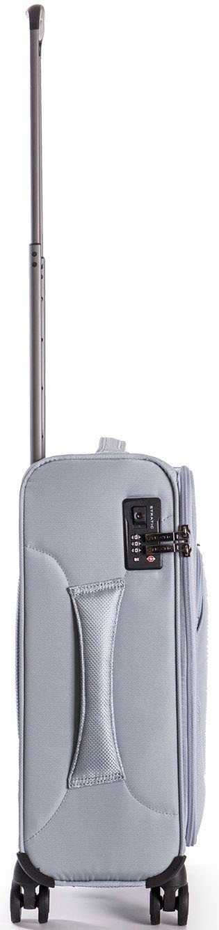 Stratic Weichgepäck-Trolley »Mix S, steel«, 4 Rollen, Handgepäck Reisekoffer Reisegepäck TSA-Zahlenschloss
