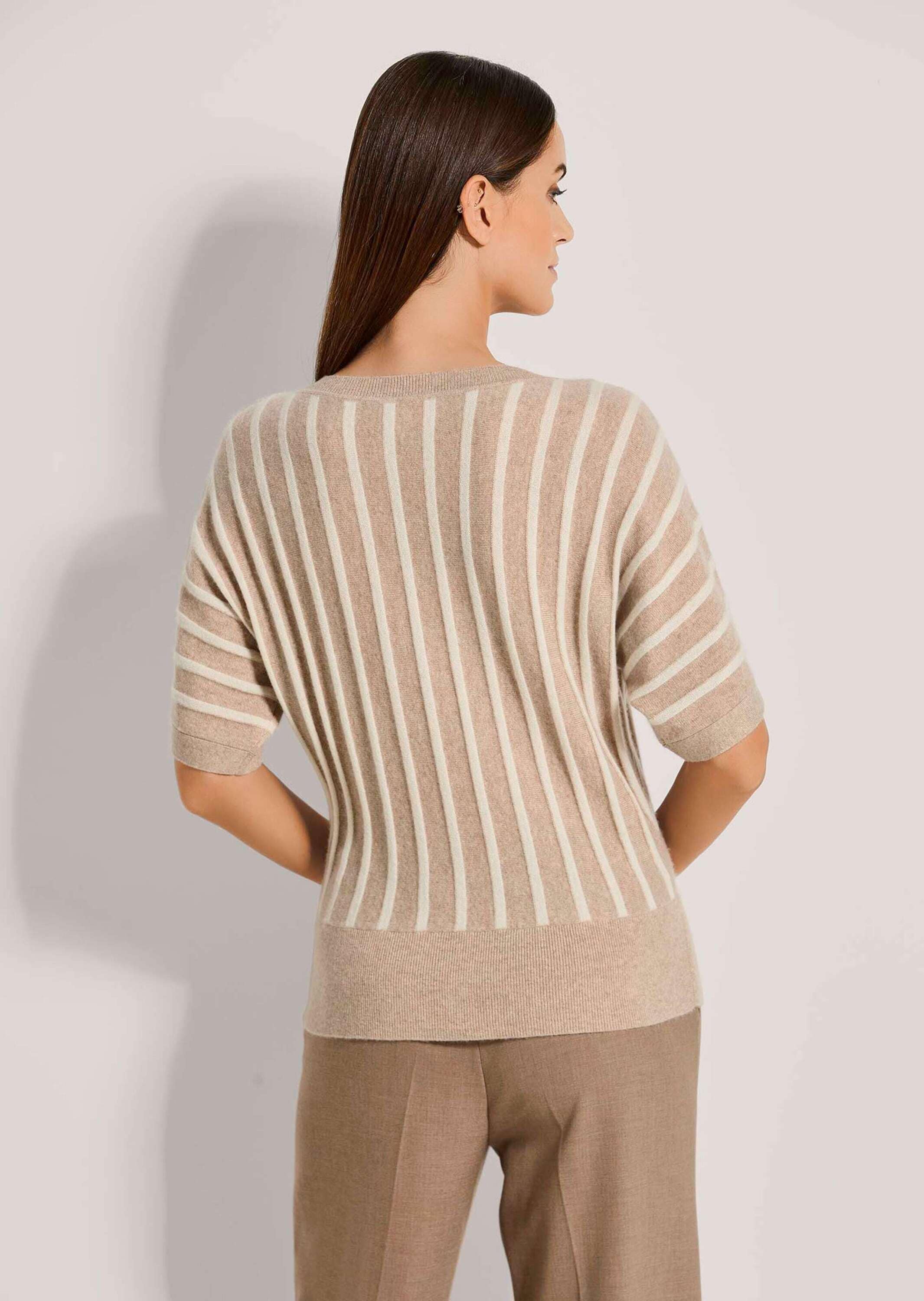 MADELEINE Longpullover »Pullover Streifenpullover aus Good Cashmere«