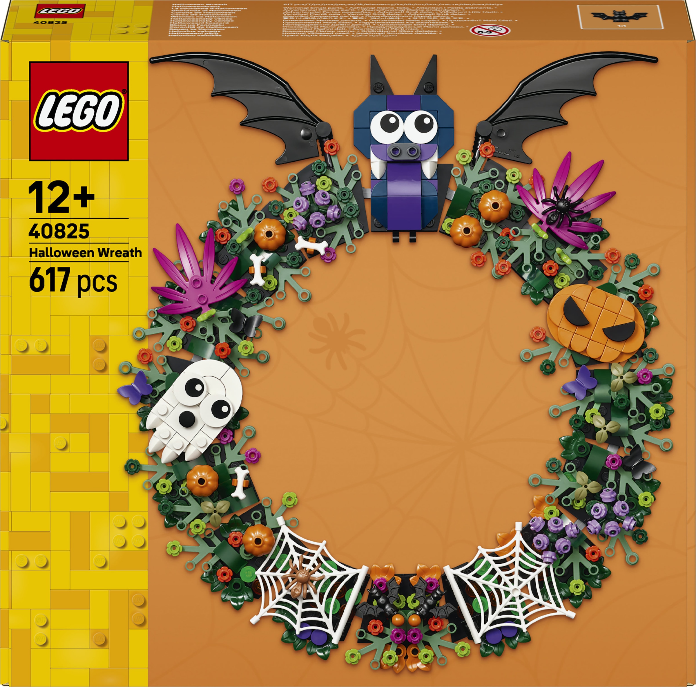 LEGO® Konstruktionsspielsteine »Halloweenkranz (40825), LEGO LEGO Iconic« Made in Europe