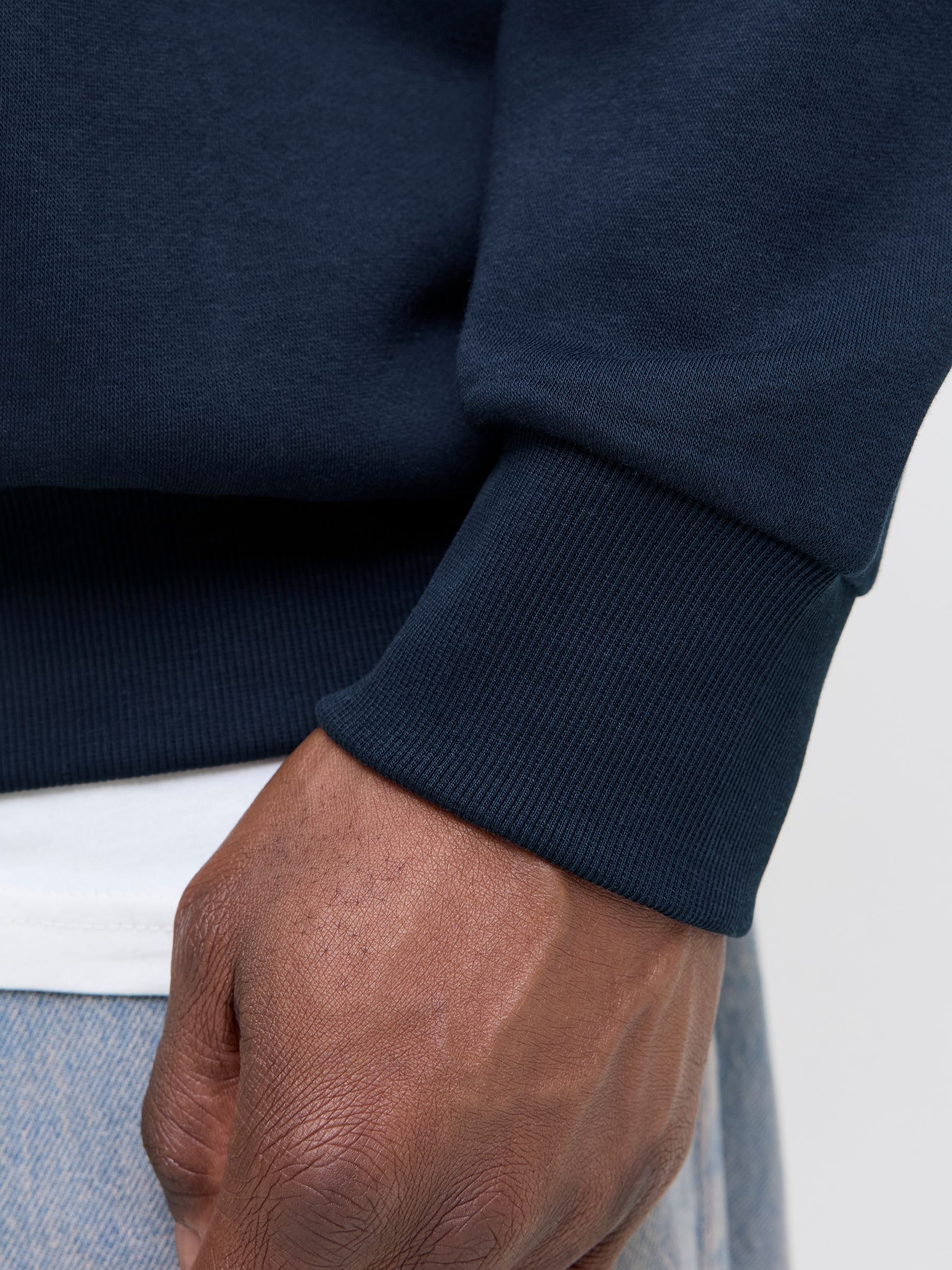 Jack & Jones PlusSize Hoodie »JJELOGO SWEAT HOOD 2 COL 24/25 NOOS PLS«, mit Logo Frontprint
