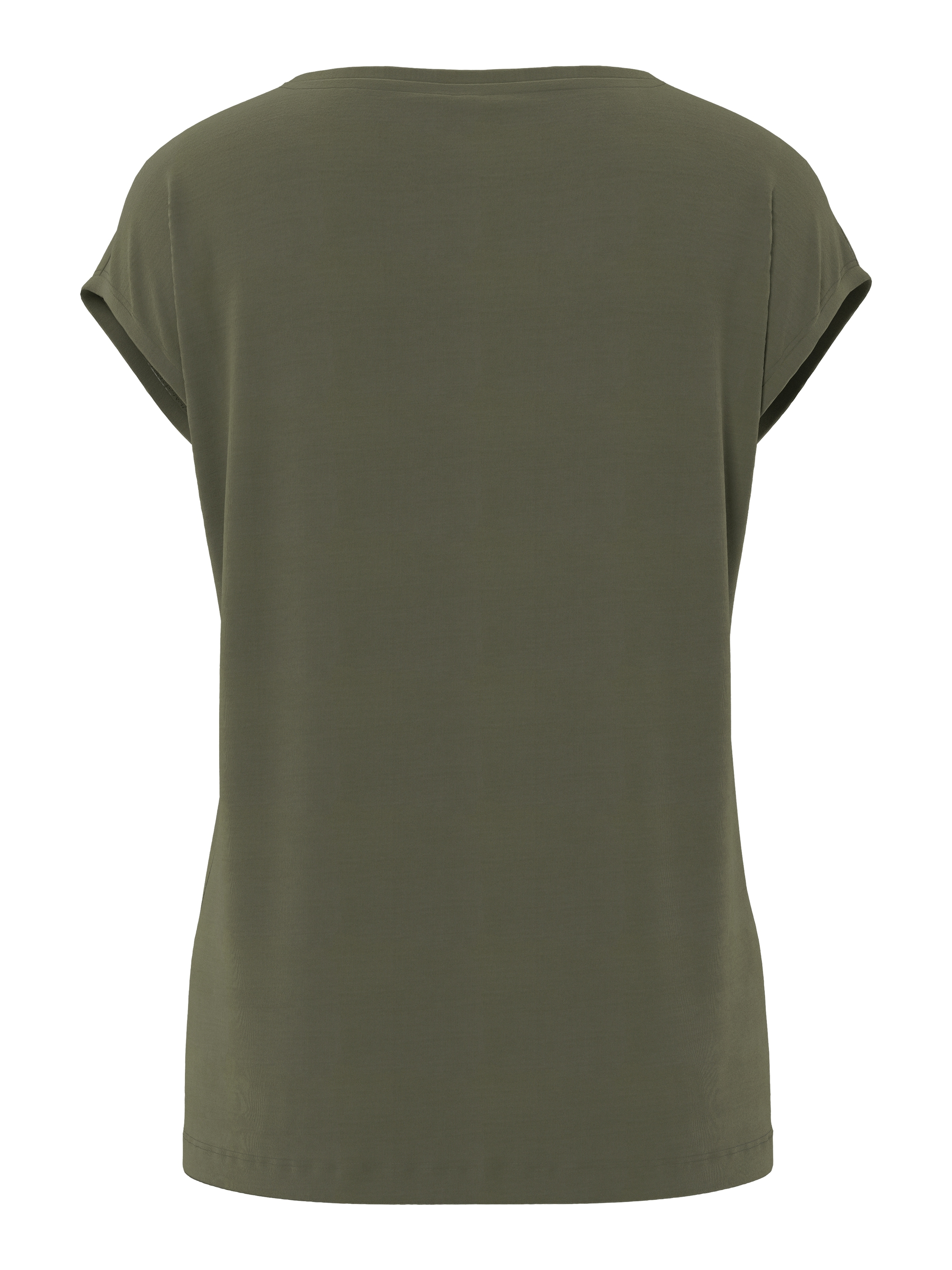 pieces Kurzarmshirt »PCKAMALA TEE NOOS BC« Materialmix, regular fit