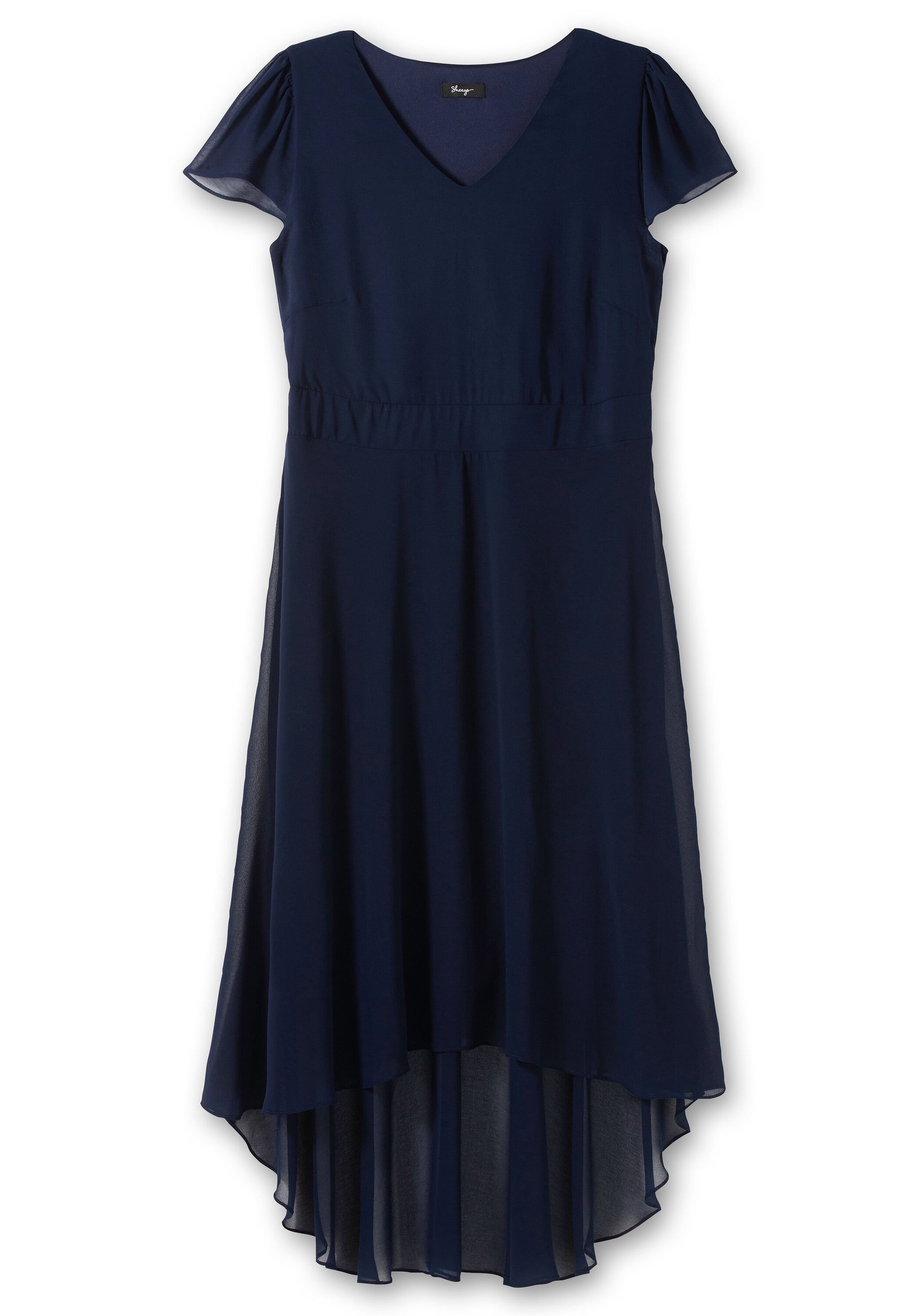Sheego Abendkleid »Abendkleid mit Flügelärmeln«, mit Flügelärmeln
