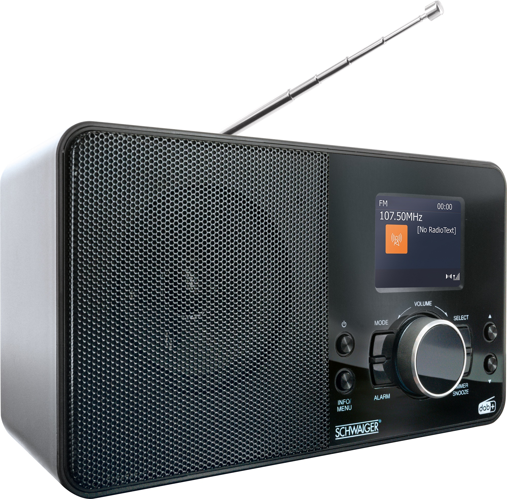 Schwaiger Digital Radio DAB/DAB+ tragbar mit UKW und DAB