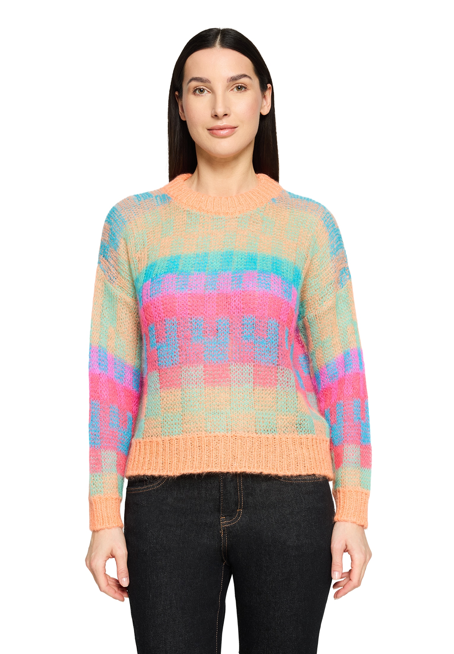 Cartoon Strickpullover »Strickpullover mit Rundhalsausschnitt«