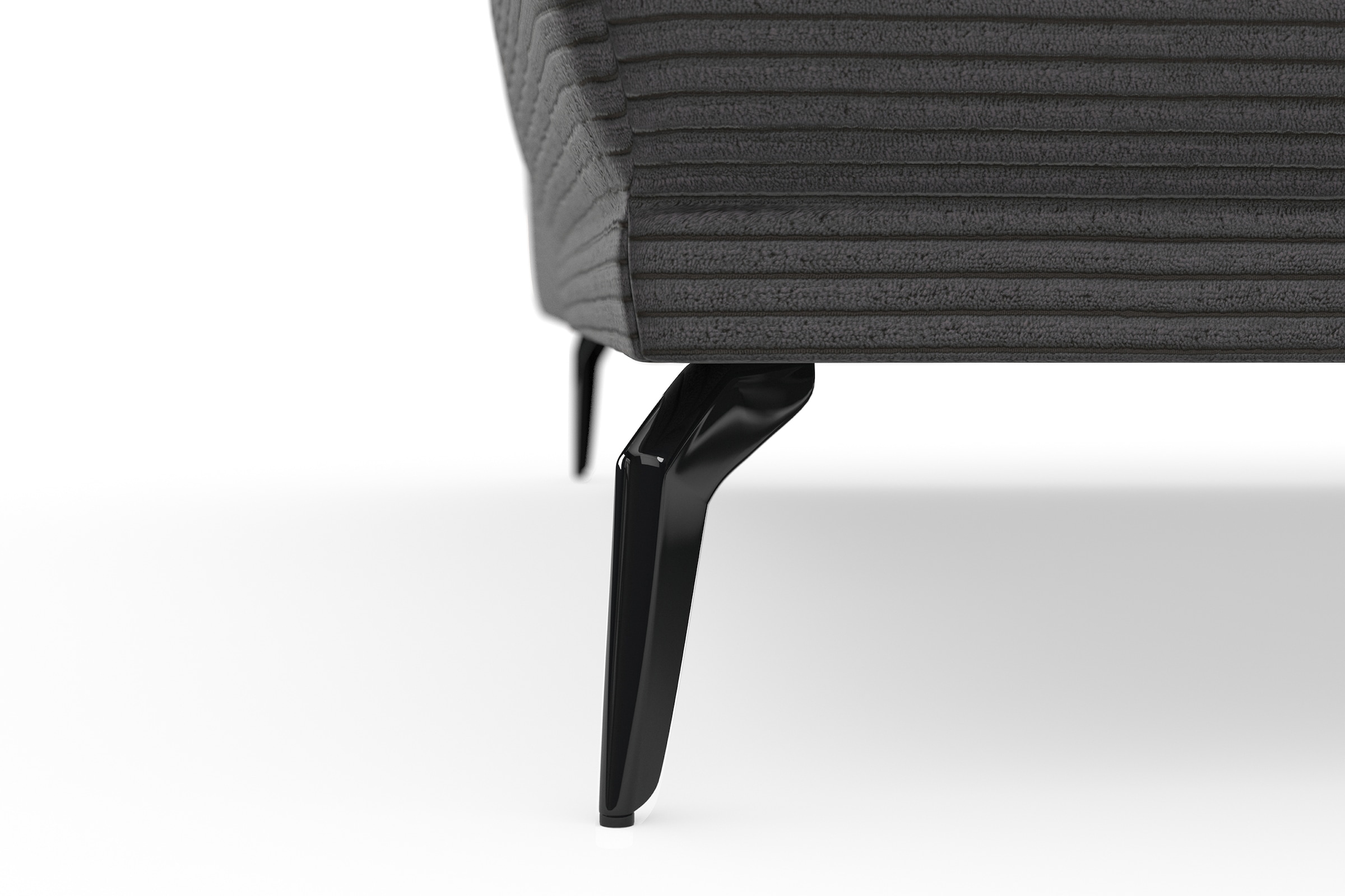 INOSIGN Ecksofa »Coco L-Form«, Sitztiefen-, Arm- und Kopfteilverstellung, Cord-Bezug, Fußhöhe 15 cm