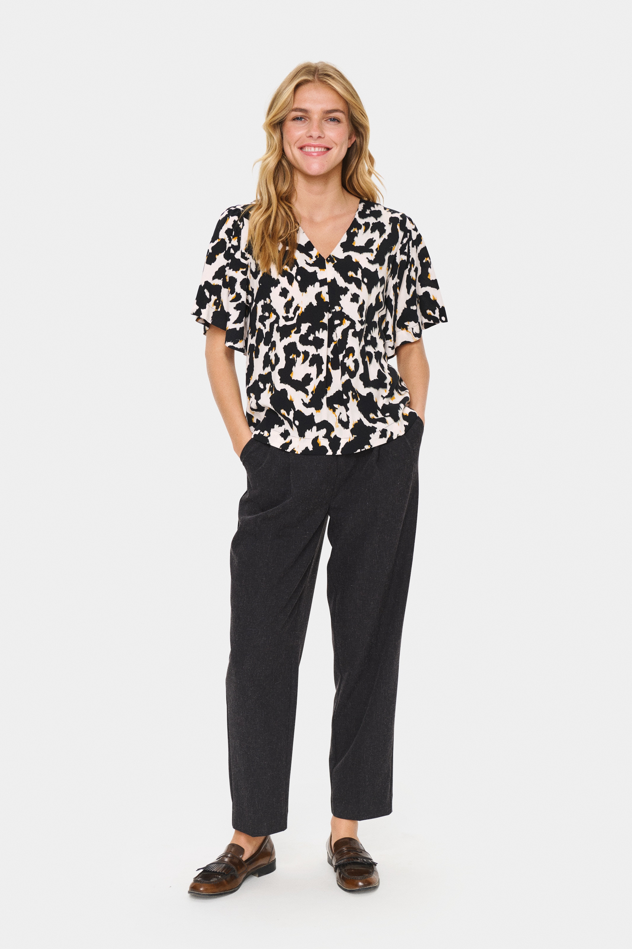 Saint Tropez Langarmbluse »MarcaSZ Blouse«
