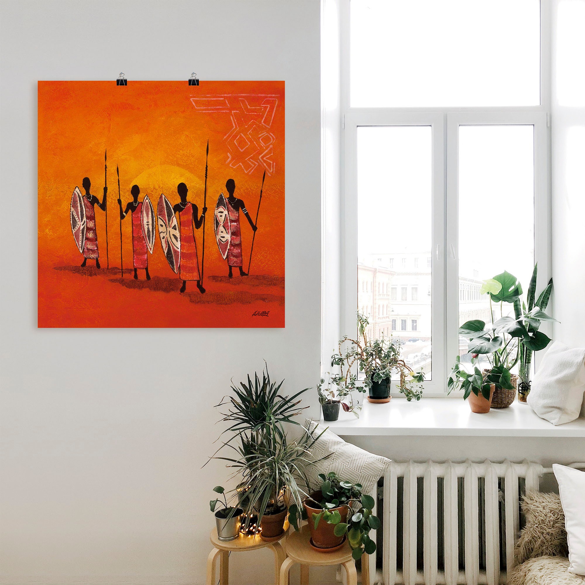 Artland Wandbild »Afrikanische Männer«, Mann, (1 St.), als Alubild, Outdoorbild, Poster in verschied. Größen