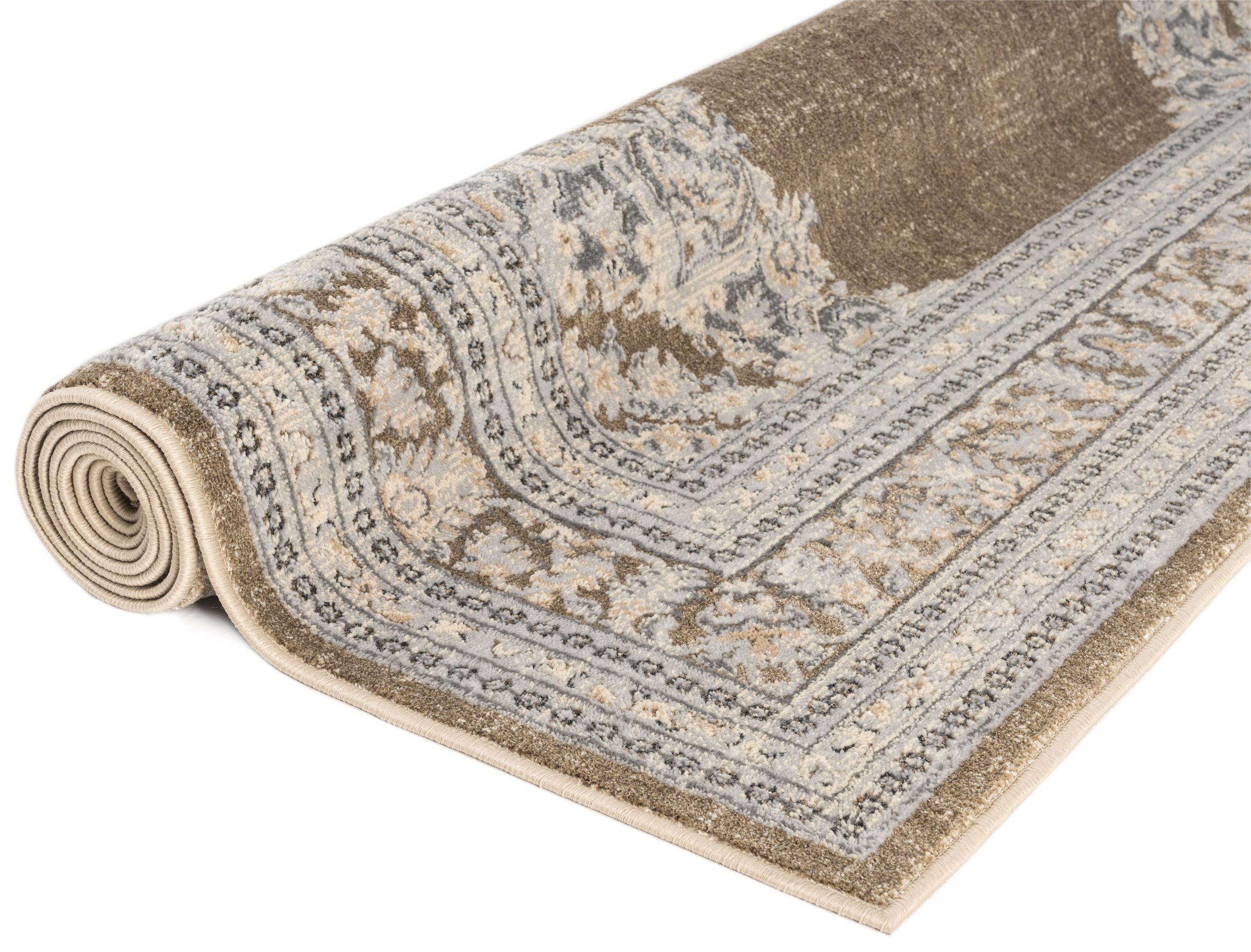 OTTO home Teppich »Banli, Vintage-Look, Orient-Optik« rechteckig 9 mm Höhe dezenter Glanz, Schrumpf-Garn-Effekt, Wohnzimmer, Schlafzimmer