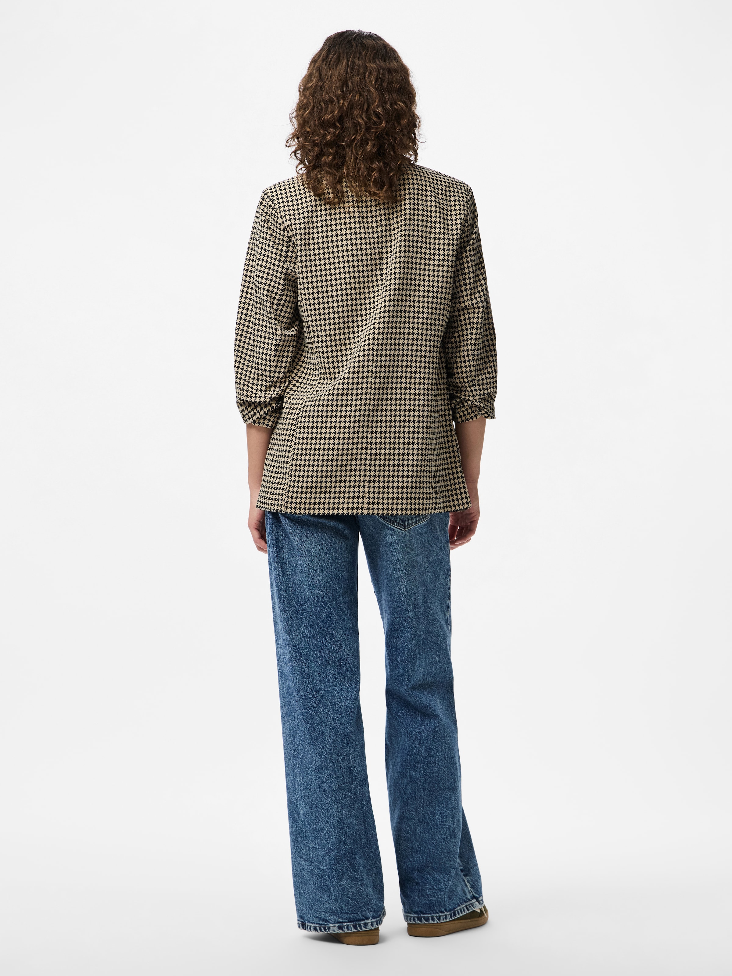 pieces Blusenblazer »PCBOSELLA 3/4 PRINTED BLAZER NOOS« mit 3/4 Ärmel