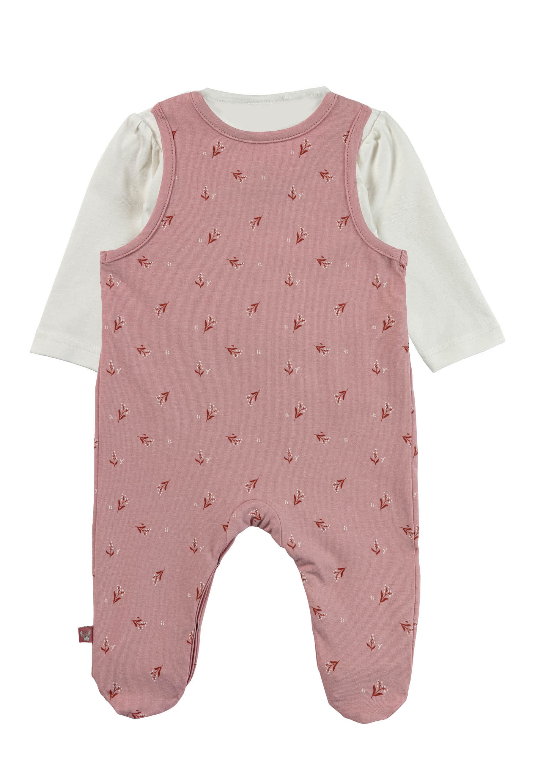 Sterntaler® Overall »Strampler Set Jersey Blümchen«