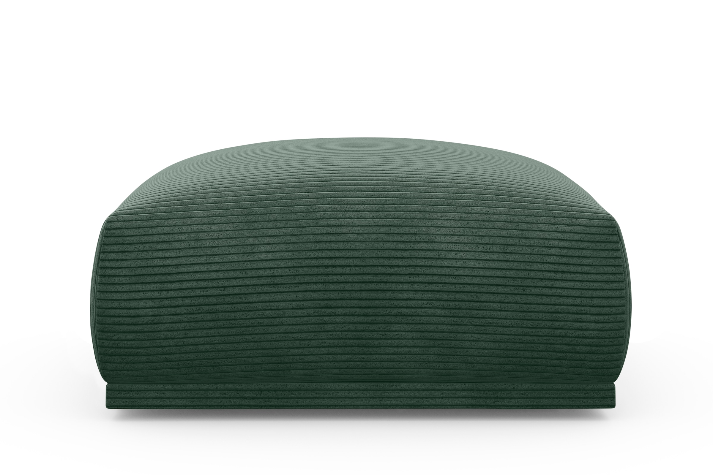 TRENDMANUFAKTUR Hocker »Braga, mit hochwertigem Kaltschaum, quadratisch, in Cord erhältlich«, (1 St.), moderner Polsterhocker, 85/42/85 cm (B/H/T)