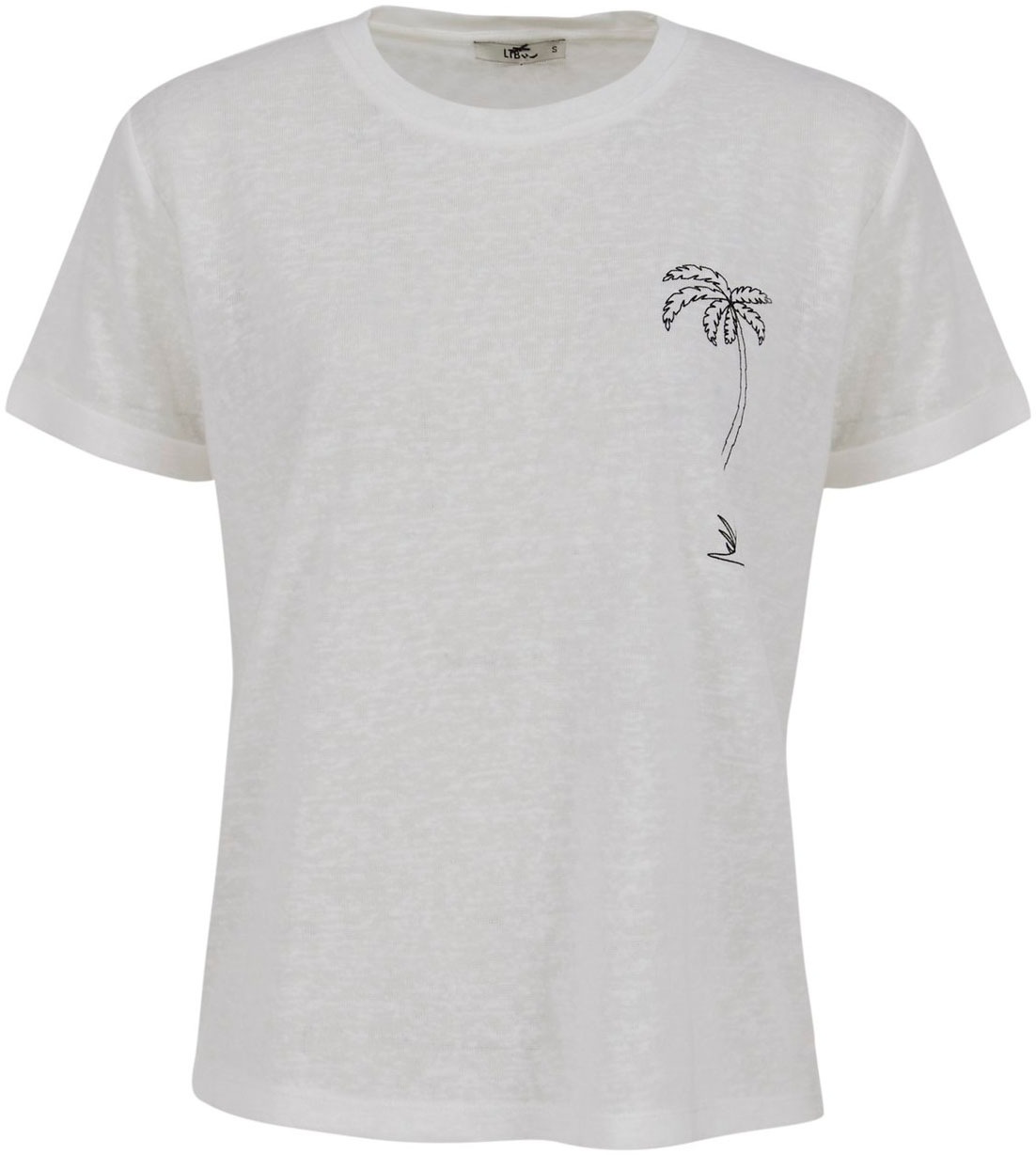 LTB Kurzarmshirt »BACETO«, in figurumspielender Passform mit Palmenprint