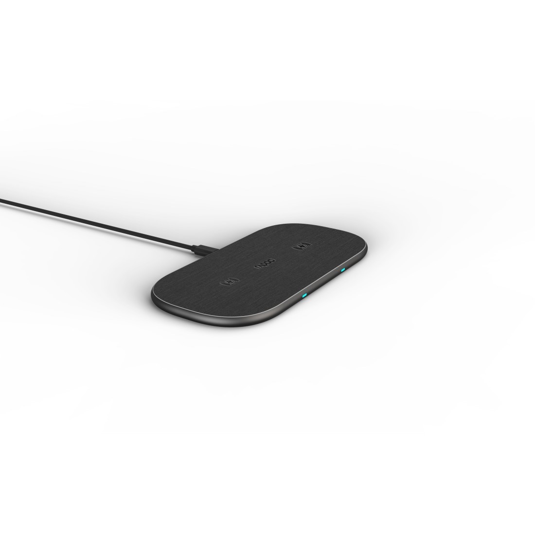 Rapoo Wireless Charger »XC260 Kabelloses Qi-Dual-Ladepad, 20W, grau«