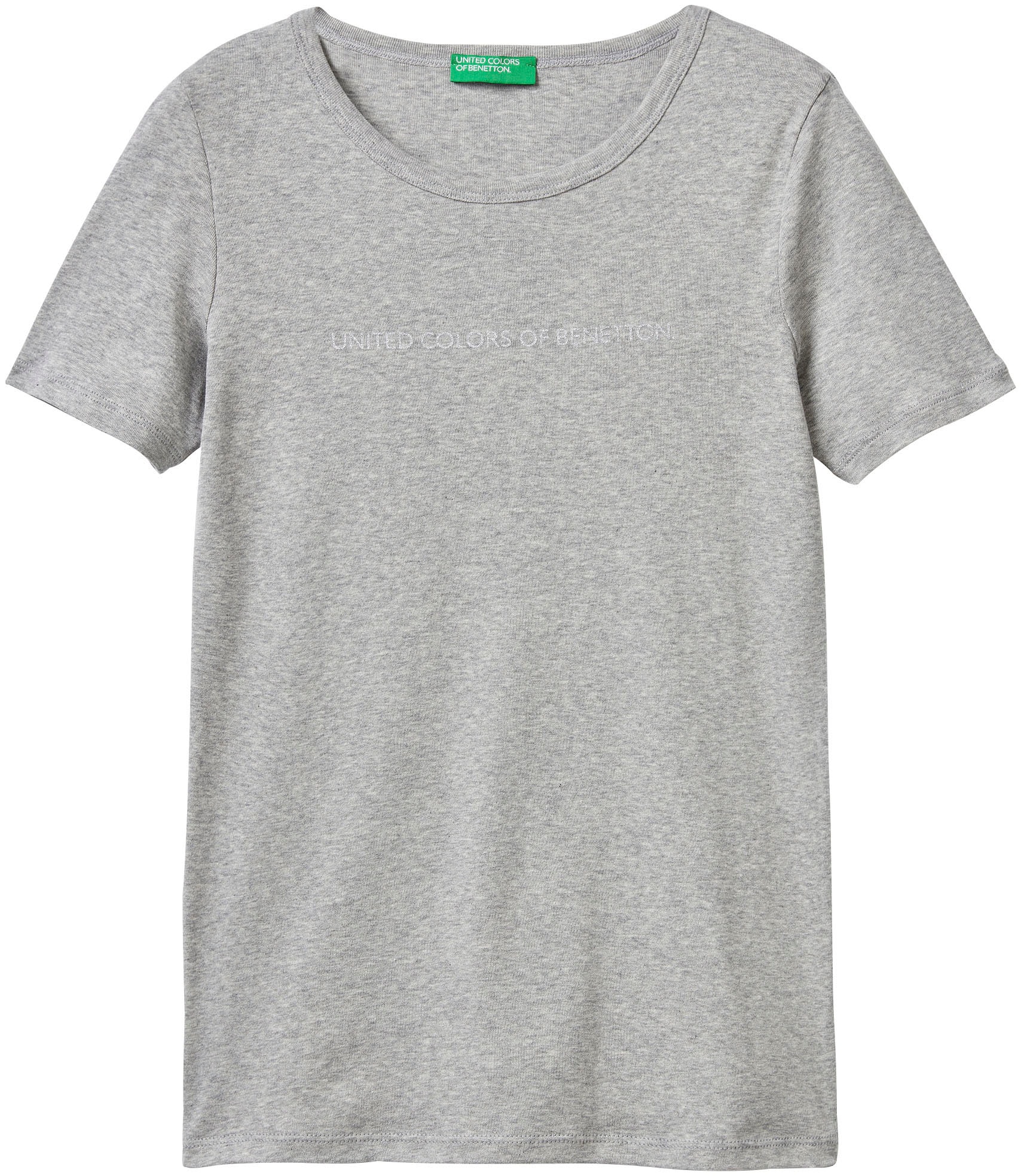 United Colors of Benetton T-Shirt, (1 Shop im mit kaufen glitzerndem Online OTTO tlg.), Druck