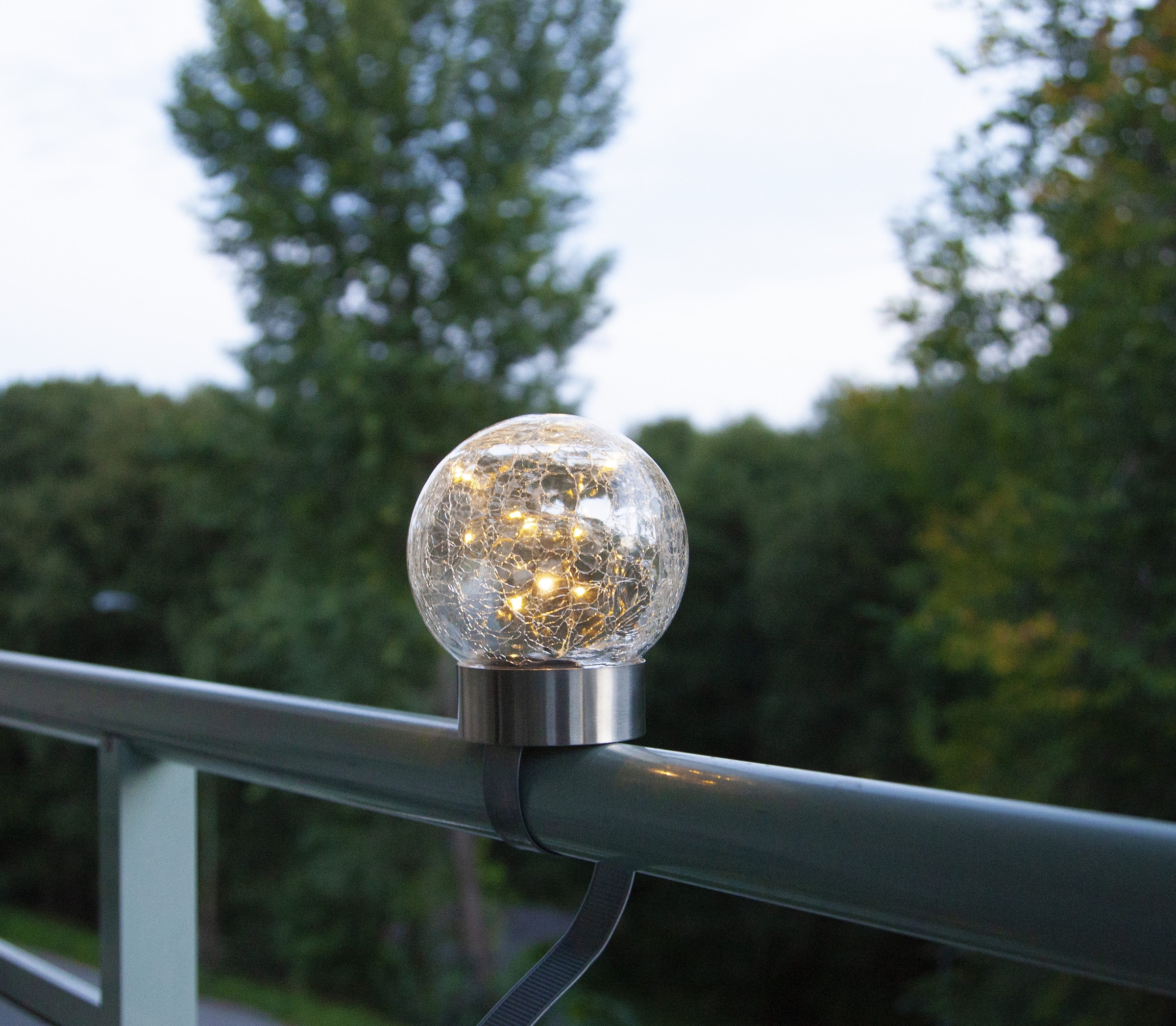 Parforce Traditional Hunting LED Solarleuchte »Solar Dekoration Glory« LED-Board 1 Stk. Warmweiß 3-in-1-Nutzung, 10 Dewdrops, Dämmerungssensor