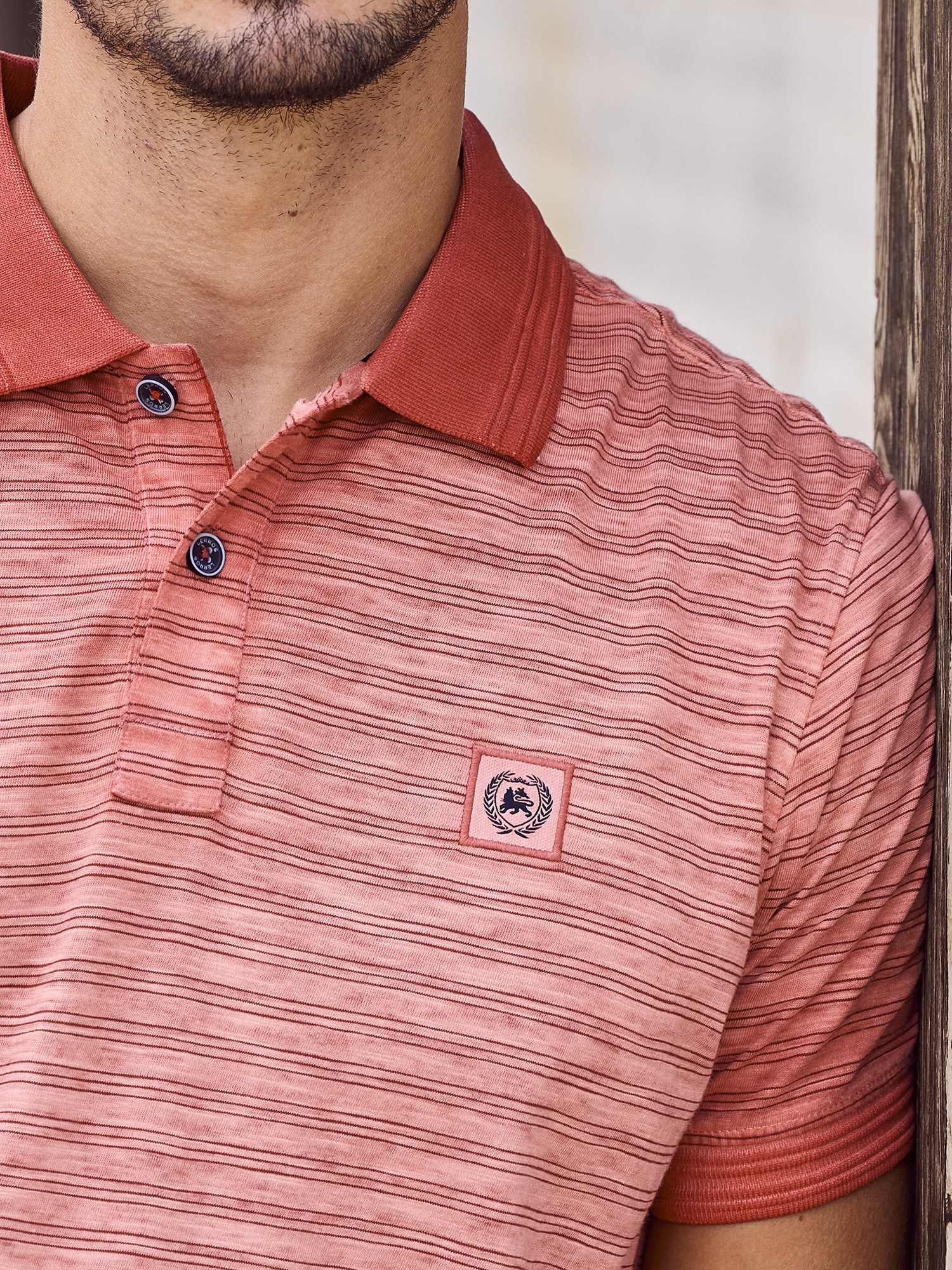 LERROS Poloshirt »Gestreiftes Poloshirt für Herren«