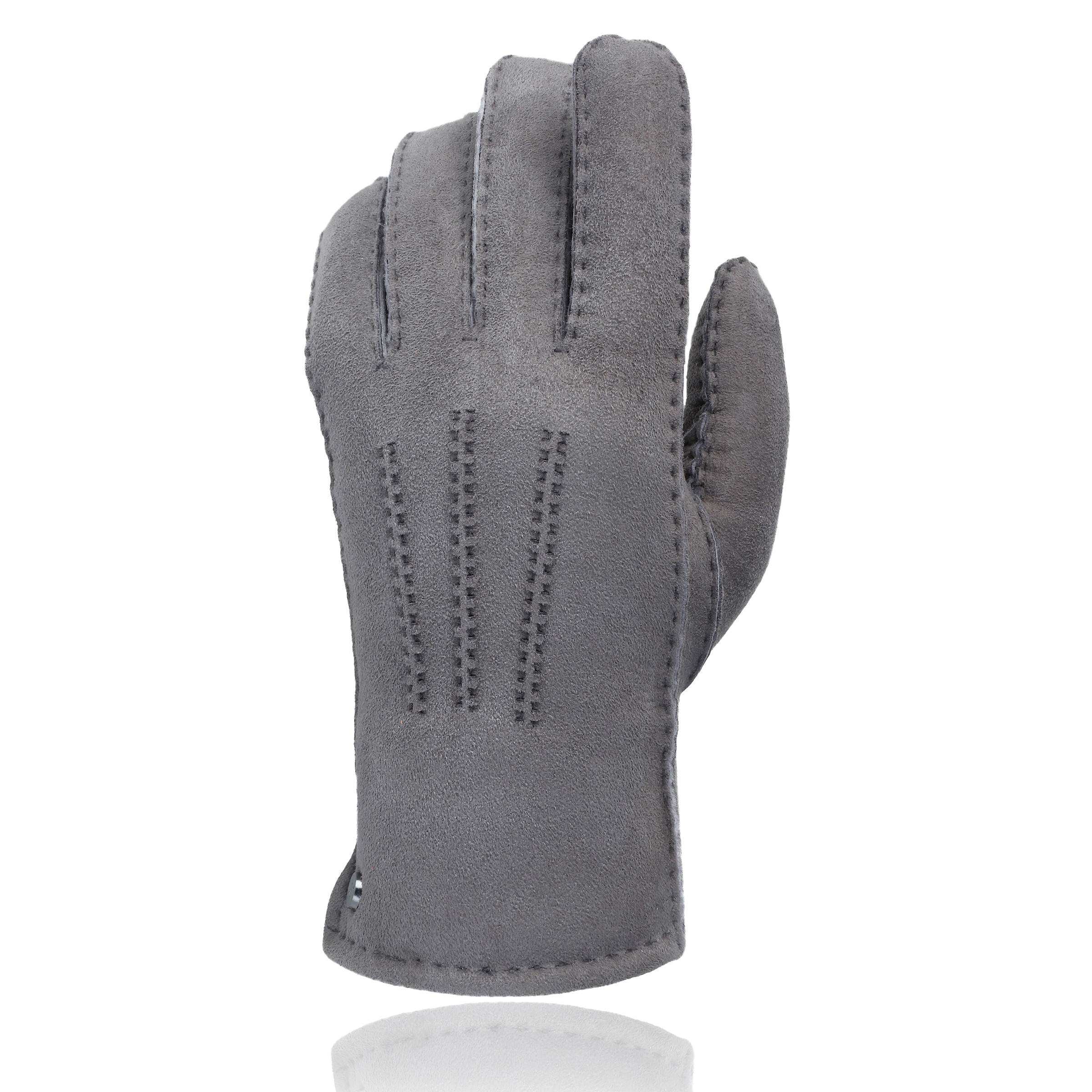 PEARLWOOD Lederhandschuhe »NORTH«, (1 Paar), warm gefüttert, Ziernähte, Temperaturregulierend