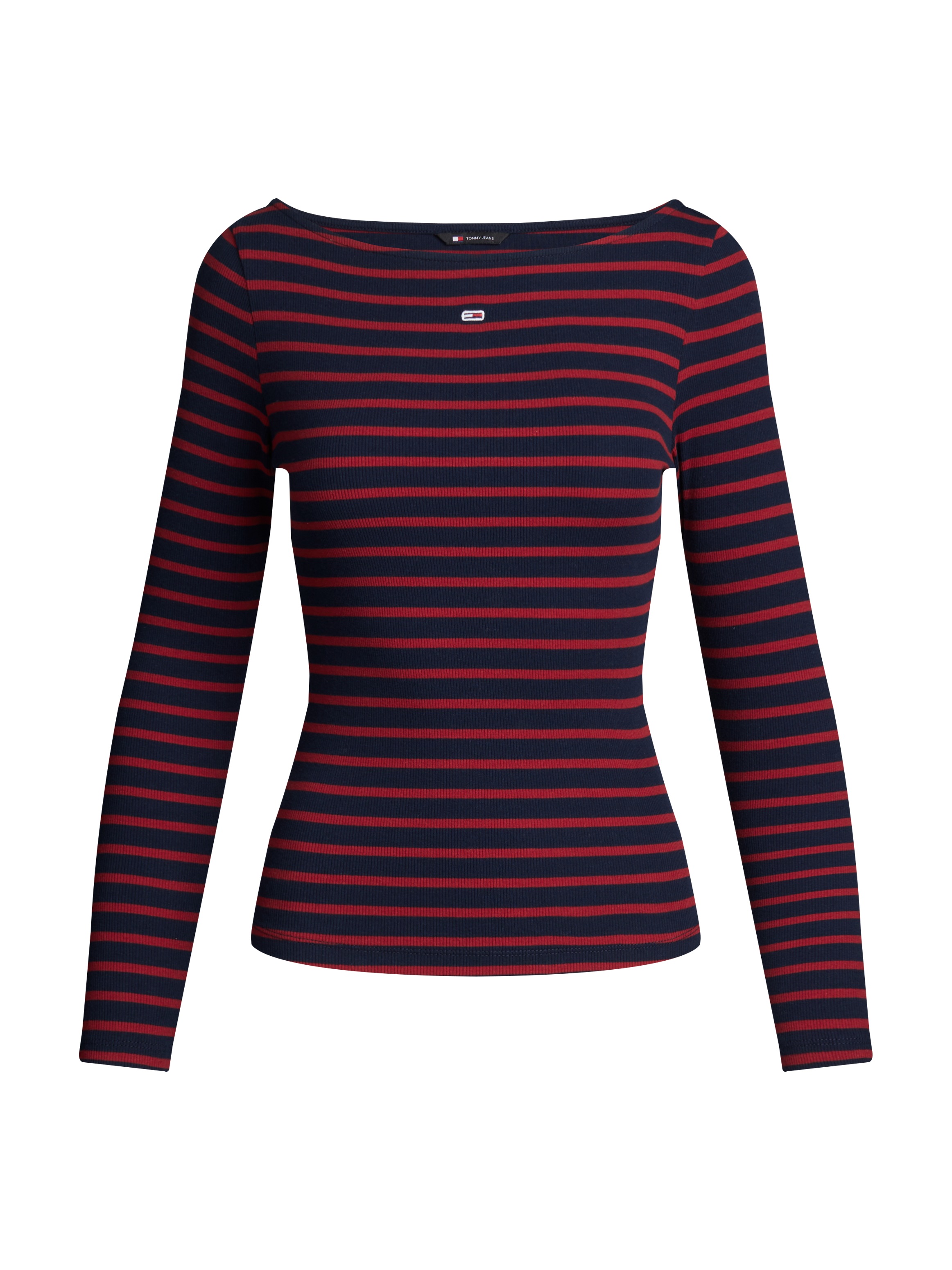 Tommy Jeans Langarmshirt »TJW BRETON STRIPE LS«, im Streifendesign
