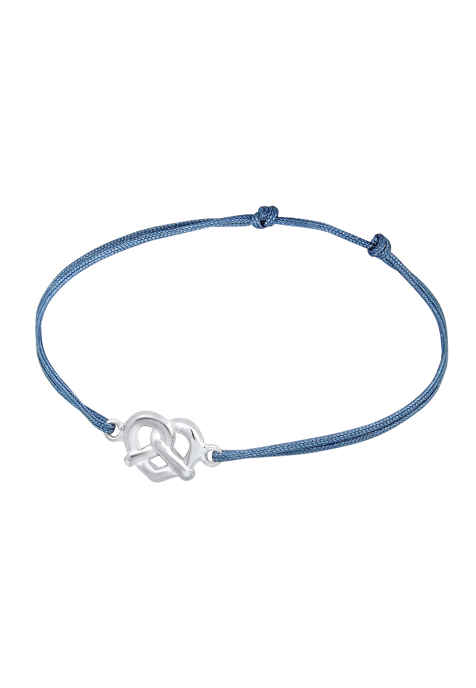 Elli Armkette »Armband Brezel Traditionell Tracht Nylon 925 Silber«