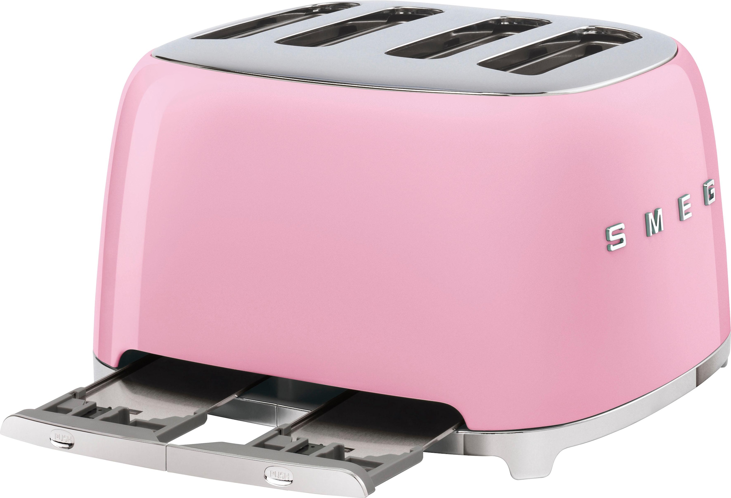 Smeg Toaster »TSF03PKEU«, 4 kurze Schlitze, 3000 W