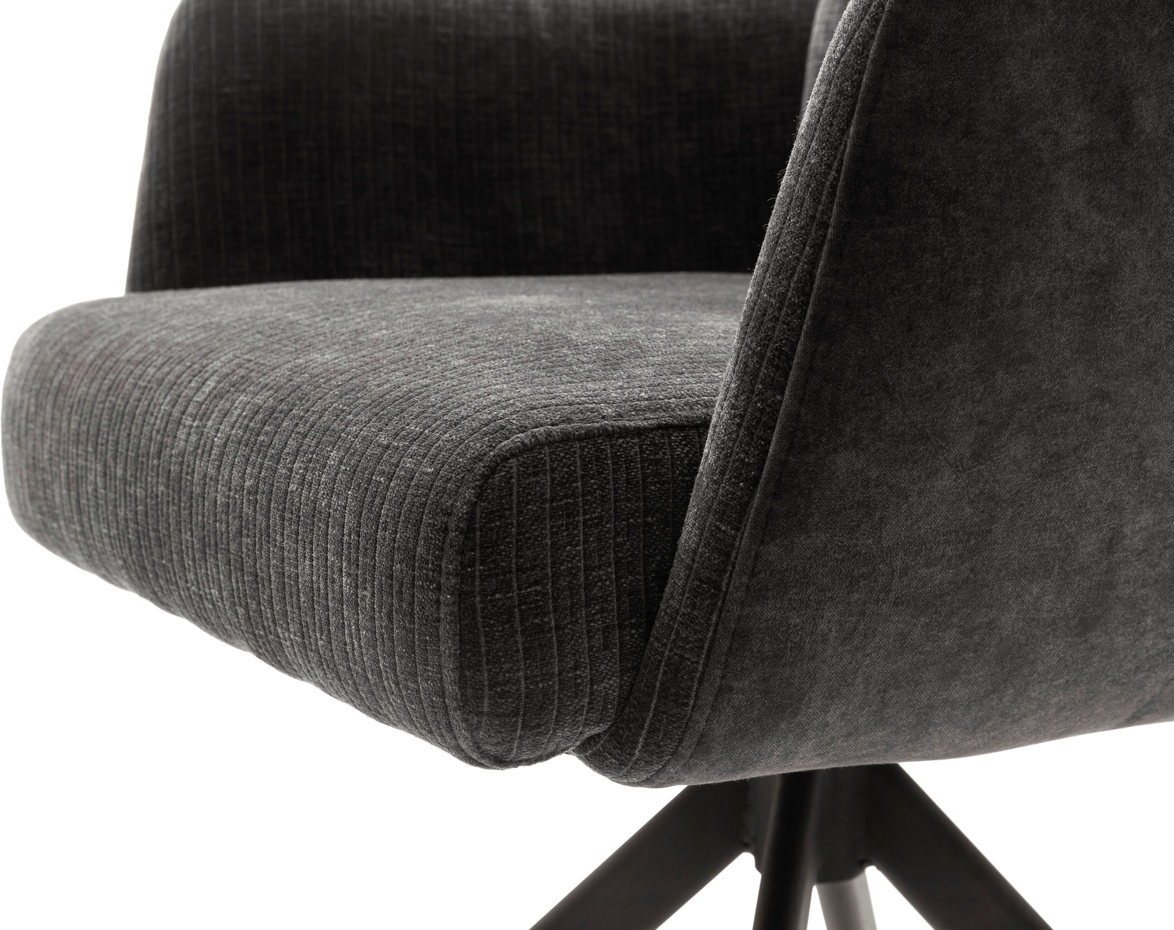 MCA furniture Esszimmerstuhl »MALIA«, (Set, 2 Stck), 360° drehbar, Taschenfederkern, Sitzhöhe ca. 49 cm