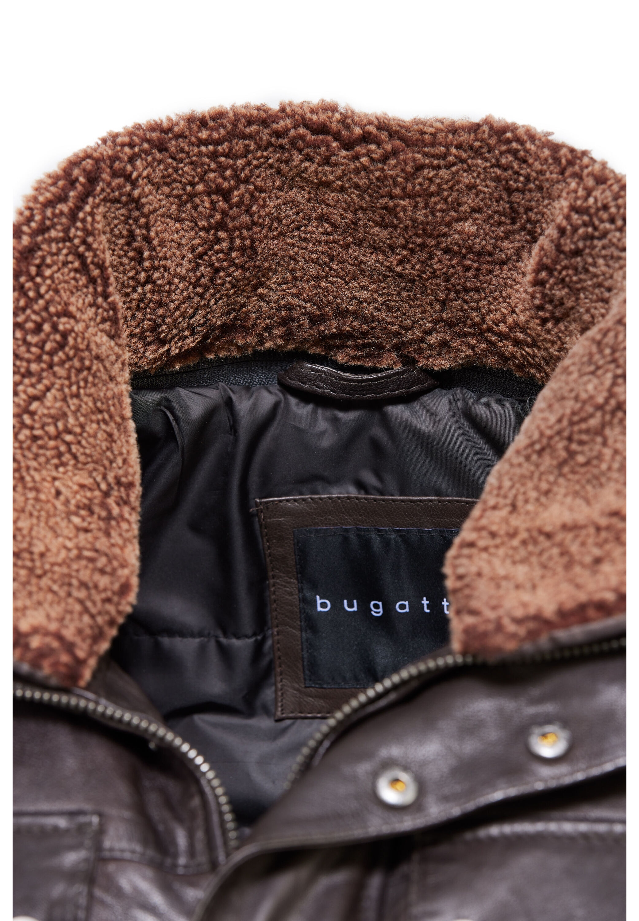 bugatti Blouson »BUMARCELLO« ohne Kapuze mit weichem Stehkragen