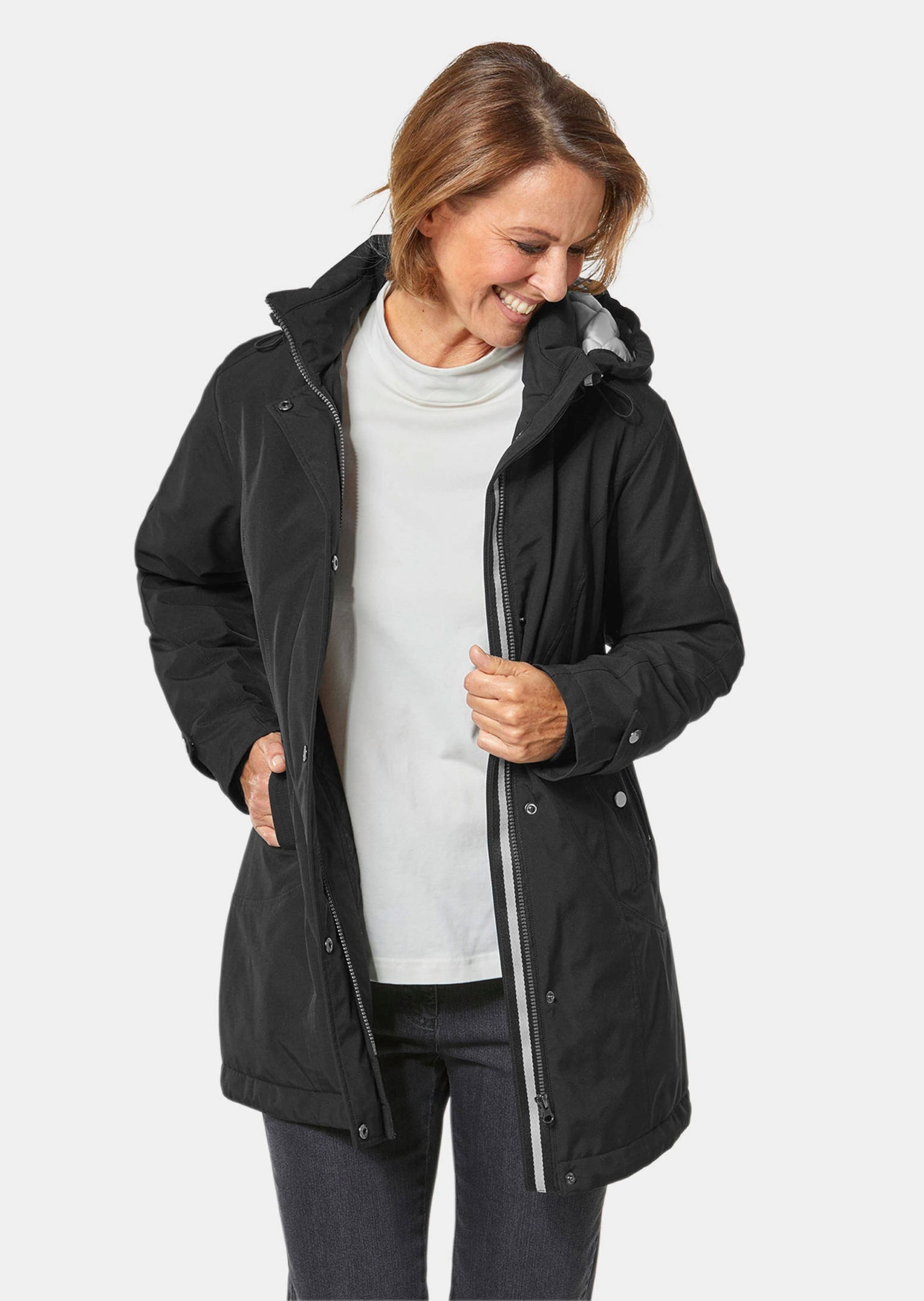 GOLDNER Kurzjacke »Kurzgröße Sportliche Jacke mit vielen Details«
