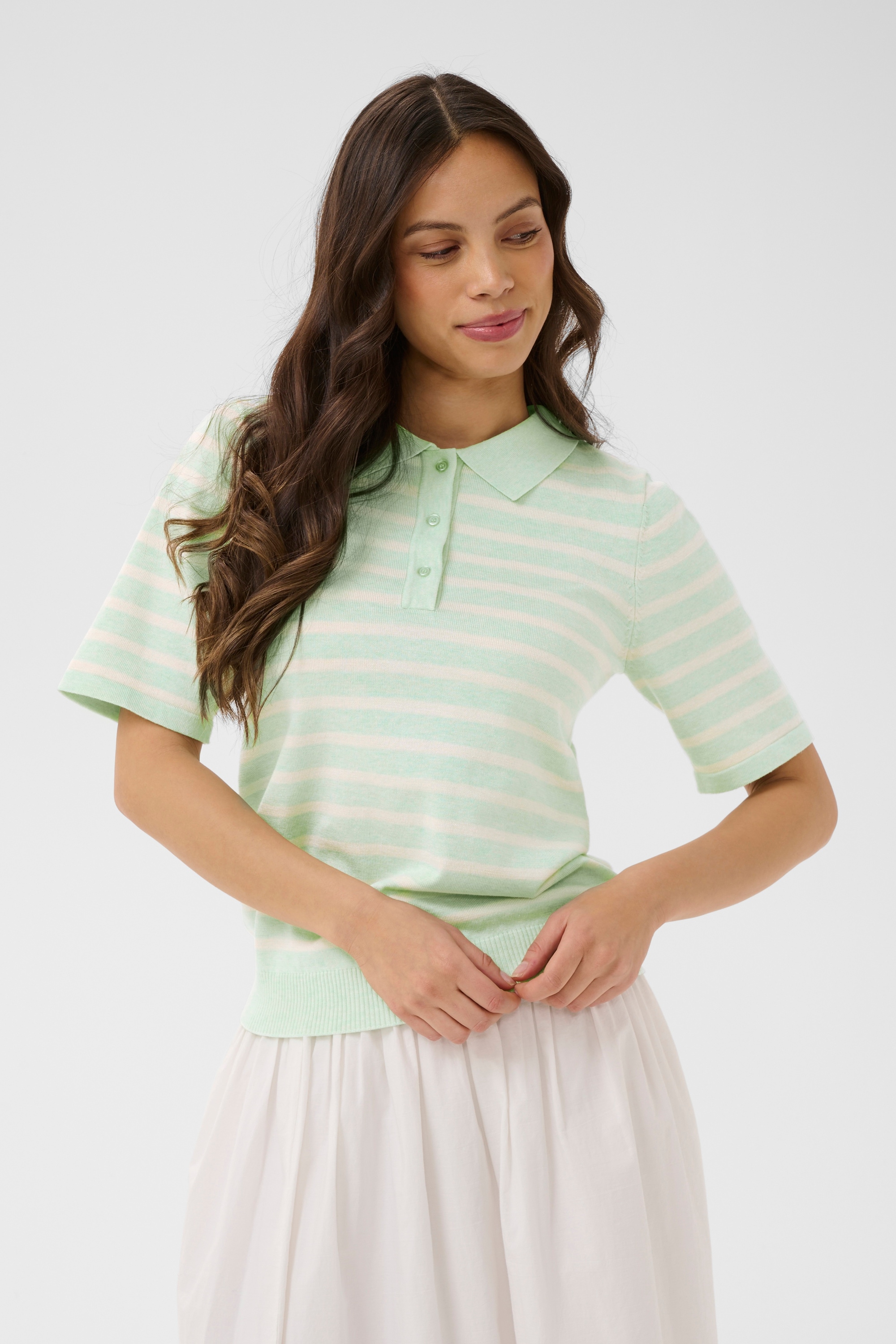Saint Tropez Kurzarmbluse »Kurzarm-Bluse MilaSZ«
