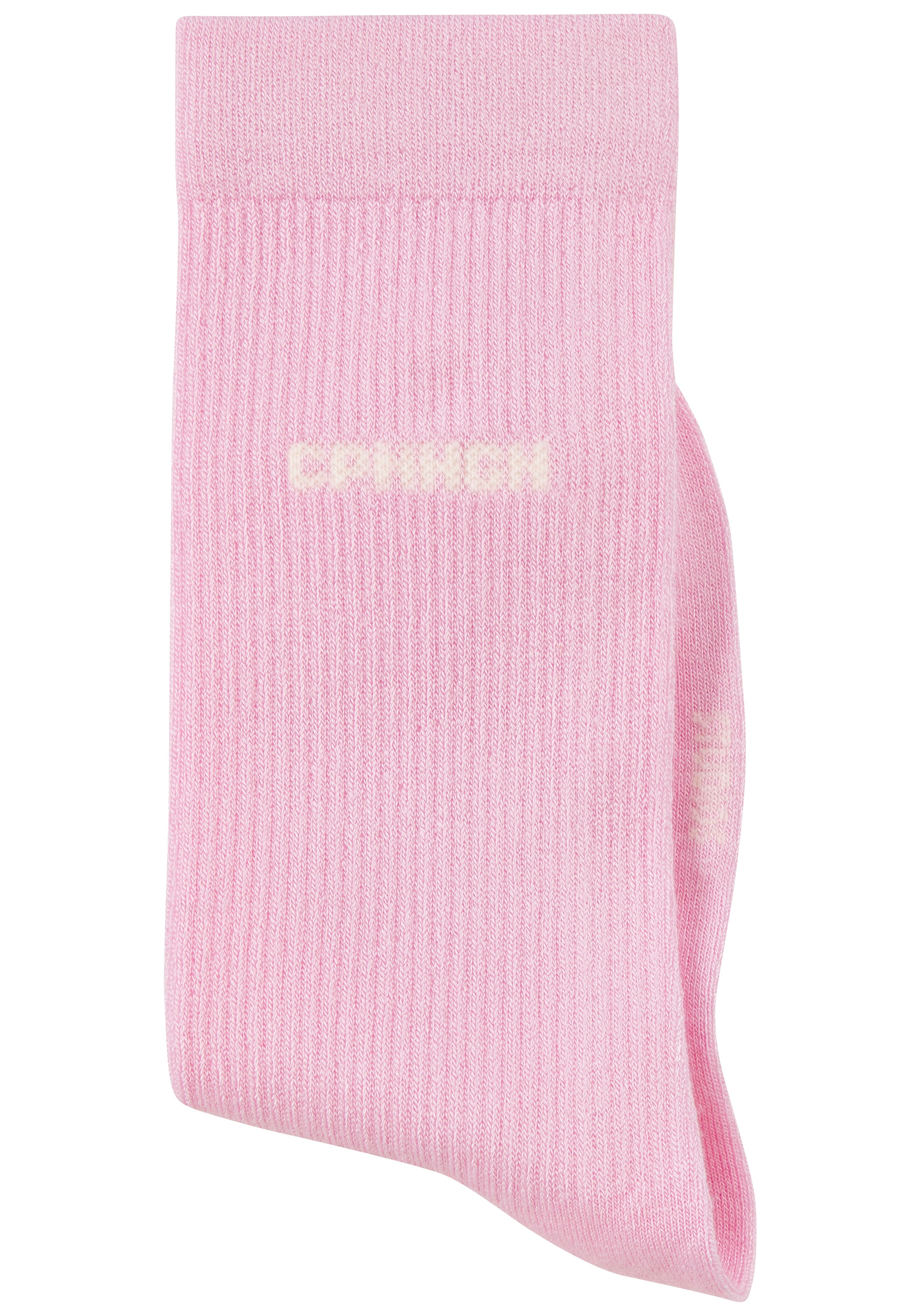 Copenhagen Studios Basicsocken Packung, 3 Paar tlg. mit Rippstruktur und Stickerei