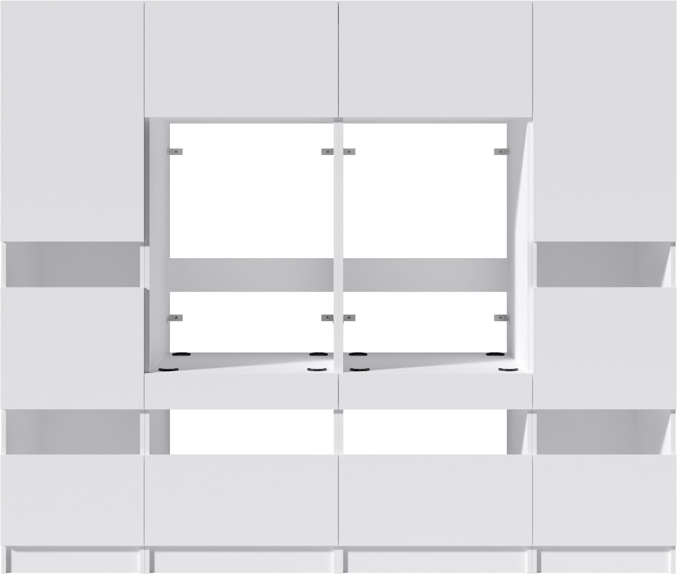 BASIC by Balculina Mehrzweckschrank-Set »Washhome B/T/H 236x68x200 cm« 4 Stk. tlg.