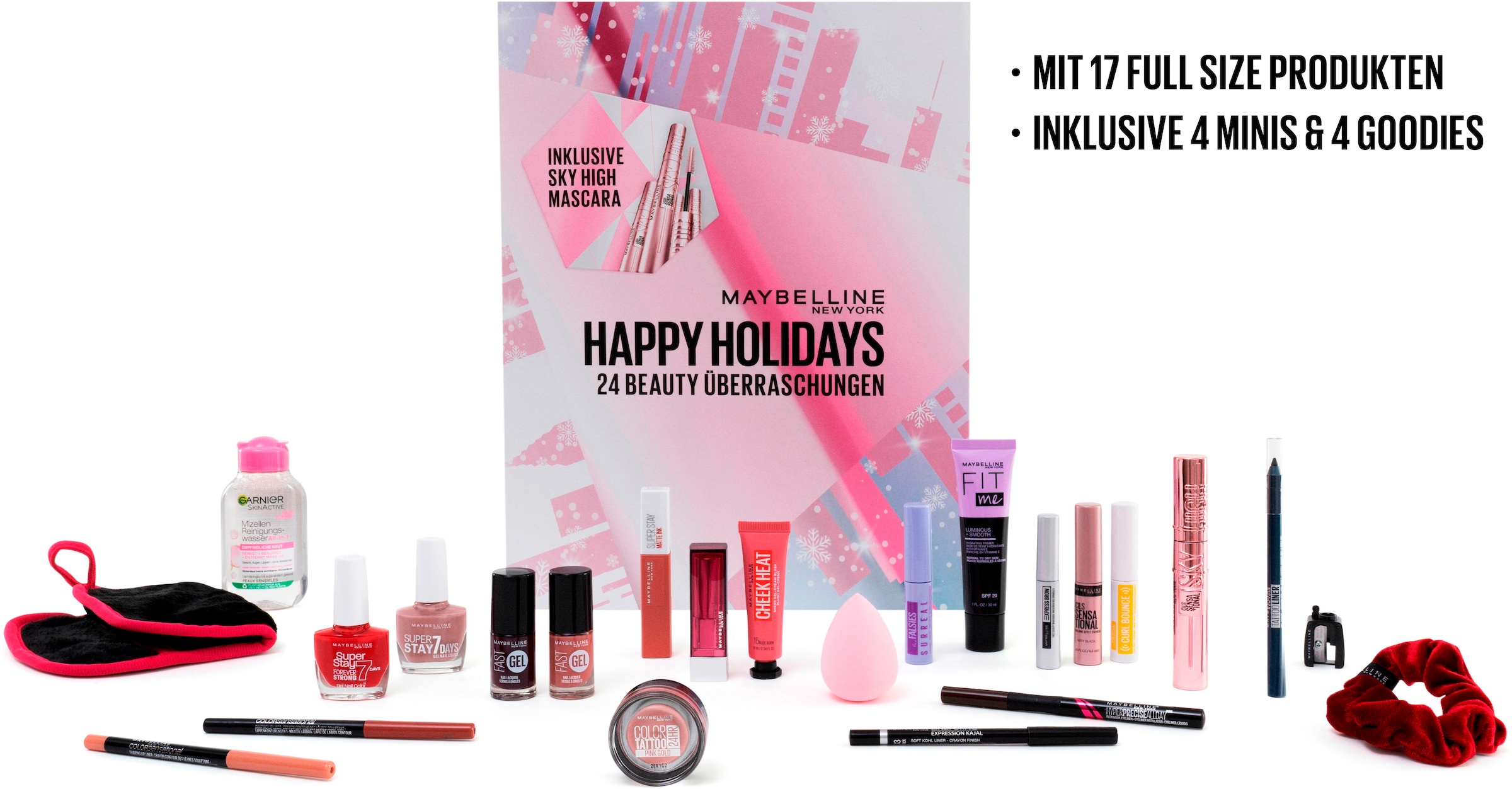 MAYBELLINE NEW YORK Adventskalender »Maybelline New York Adventskalender 2023«, für Erwachsene