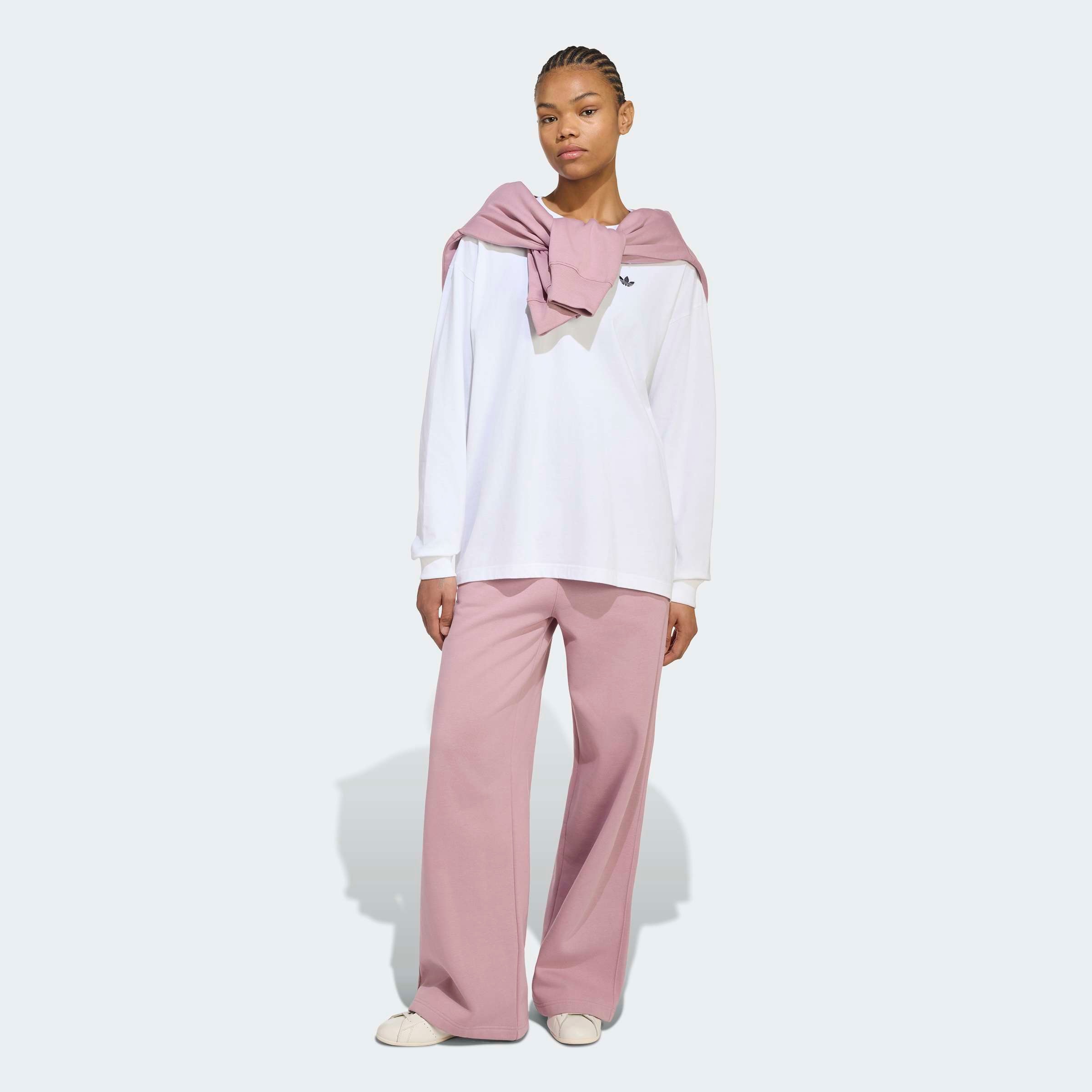 adidas Originals Langarmshirt »ESSENTIALS LONGSLEEVE« lockerer Schnitt, Langarm, aus Baumwolljersey