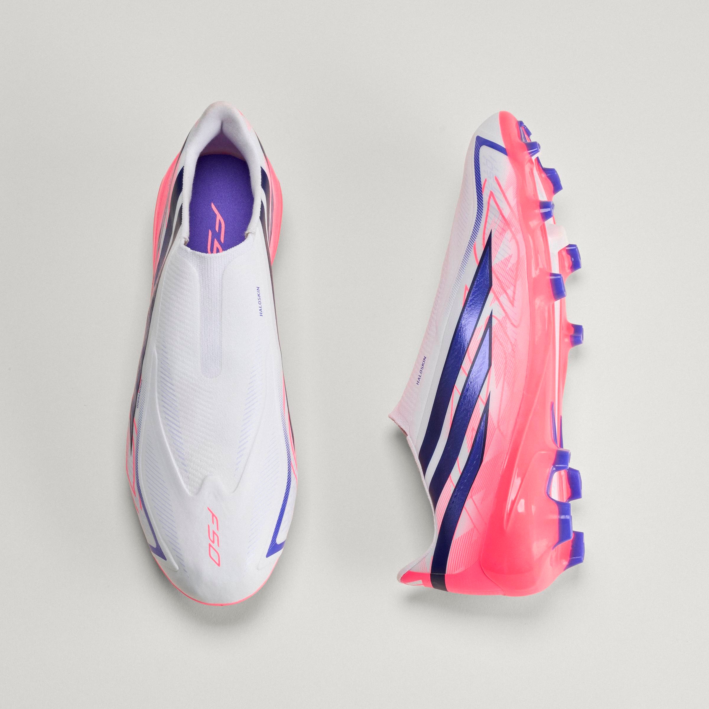 adidas Performance Fußballschuh »F50 HYPERFAST LEAGUE , NATURRASEN, OHNE SCHNÜRSENKEL«  Außensohle für Rasen und feste Böden