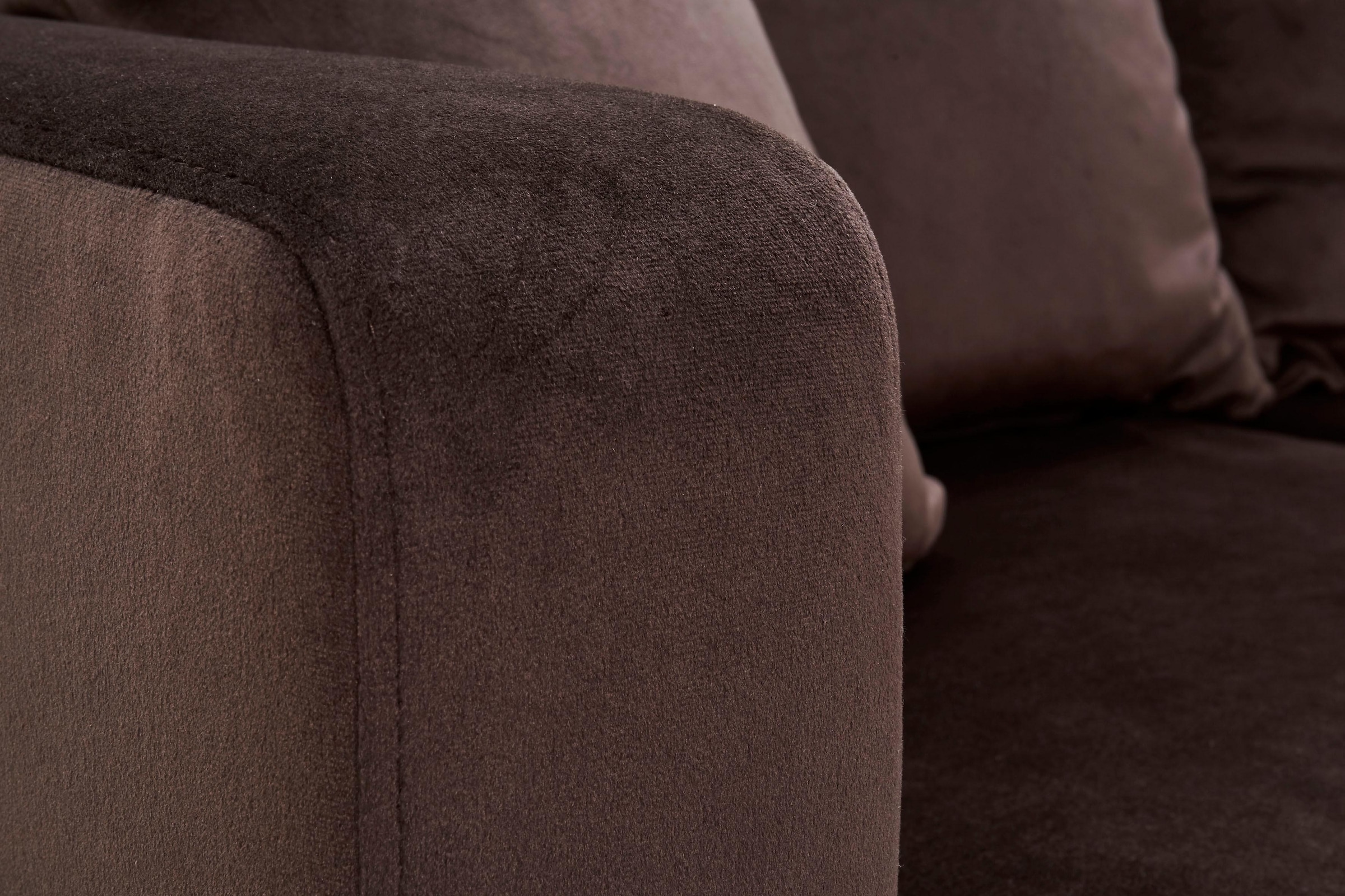Guido Maria Kretschmer Home&Living Ecksofa »Renesse L-Form«, lose Kissen, Keder an Sitzkissen