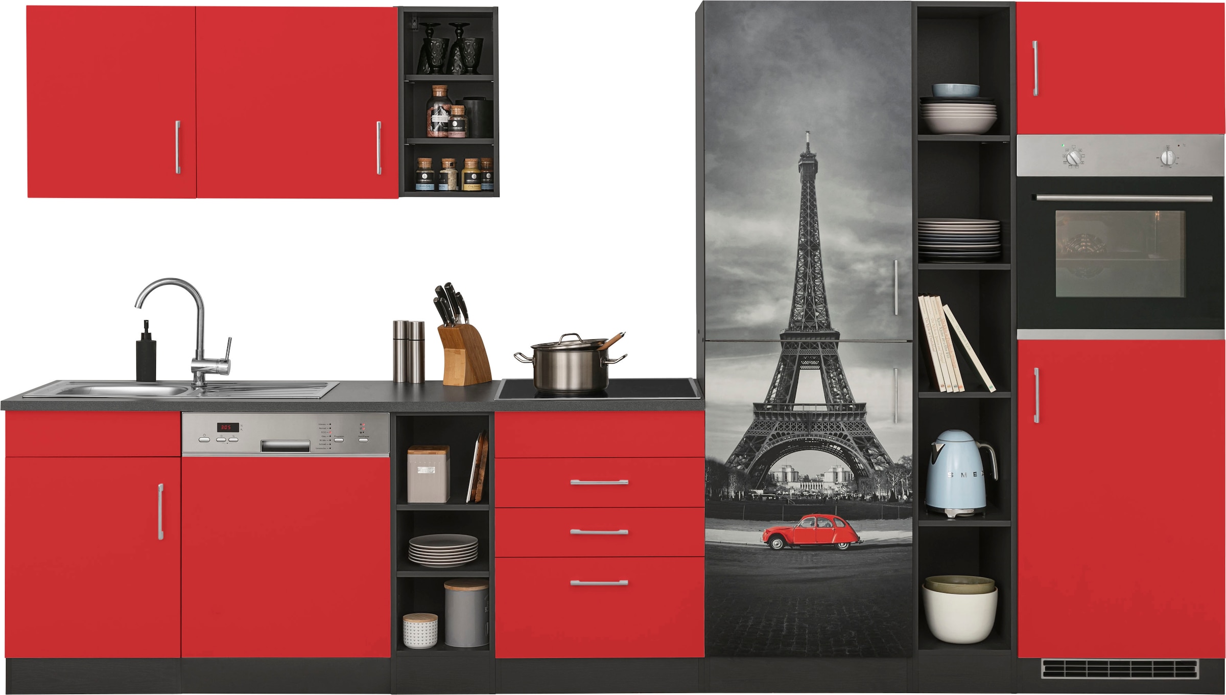 cm Breite 350 Online Shop OTTO »Paris«, Küchenzeile MÖBEL ohne HELD E-Geräte, im
