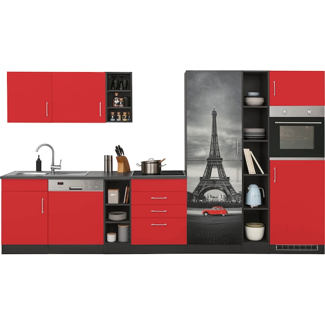 HELD MÖBEL Küchenzeile »Paris«, ohne E-Geräte, Breite 350 cm im OTTO Online  Shop
