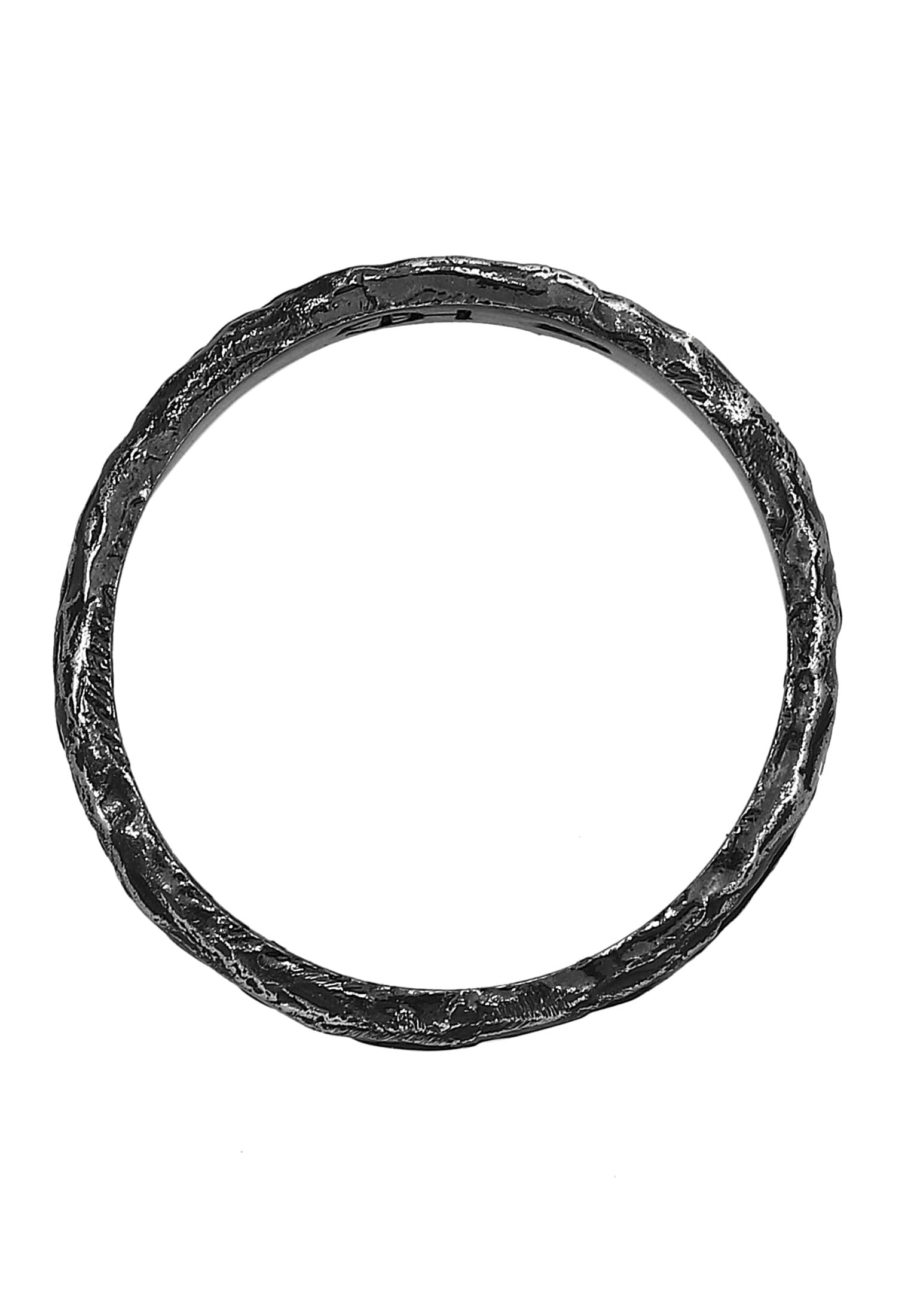 HAZE & GLORY Silberring »Ring Bandring - Slider Dark Finish 925 Silber«