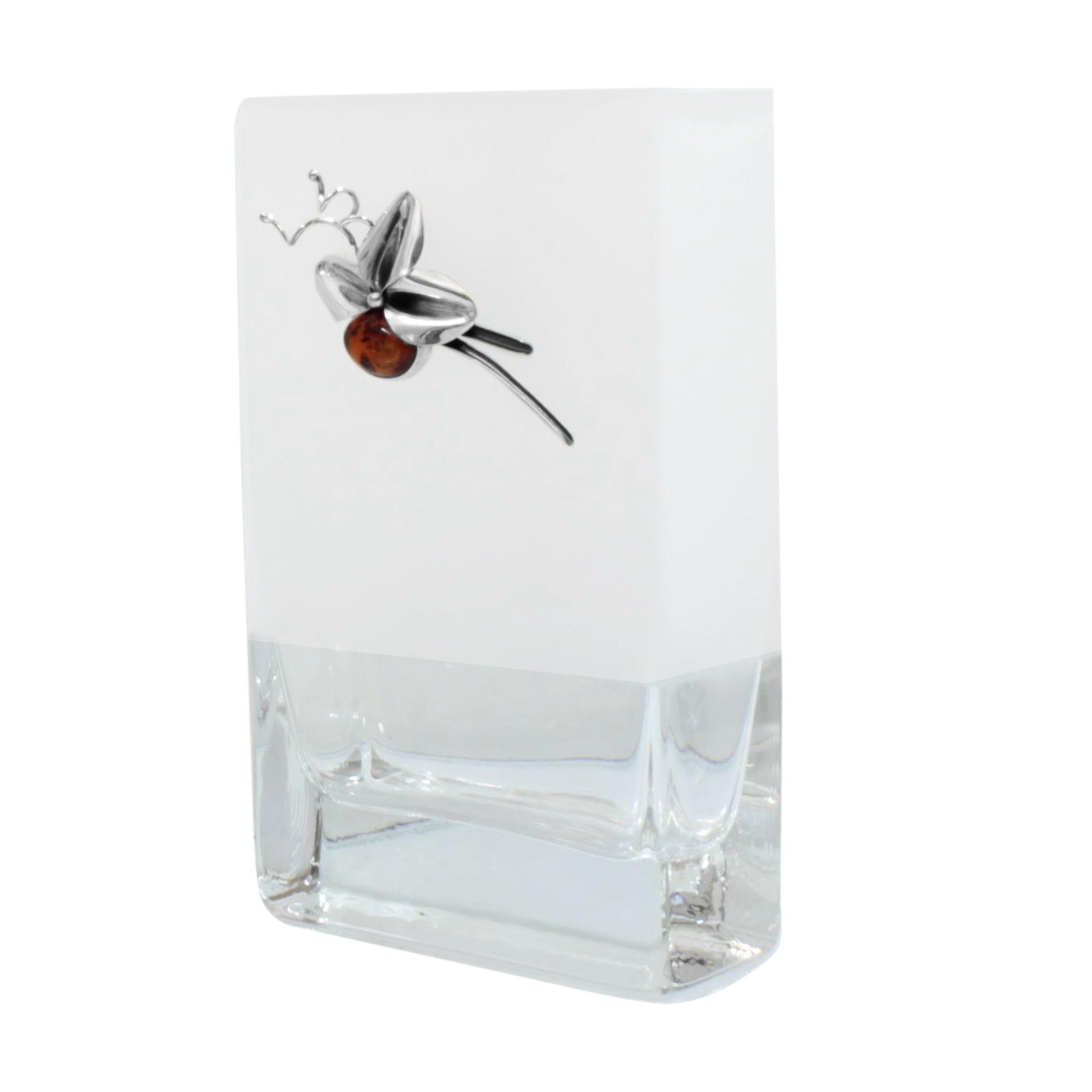 OSTSEE-SCHMUCK Dekovase »- Florence - Glas - Bernstein«