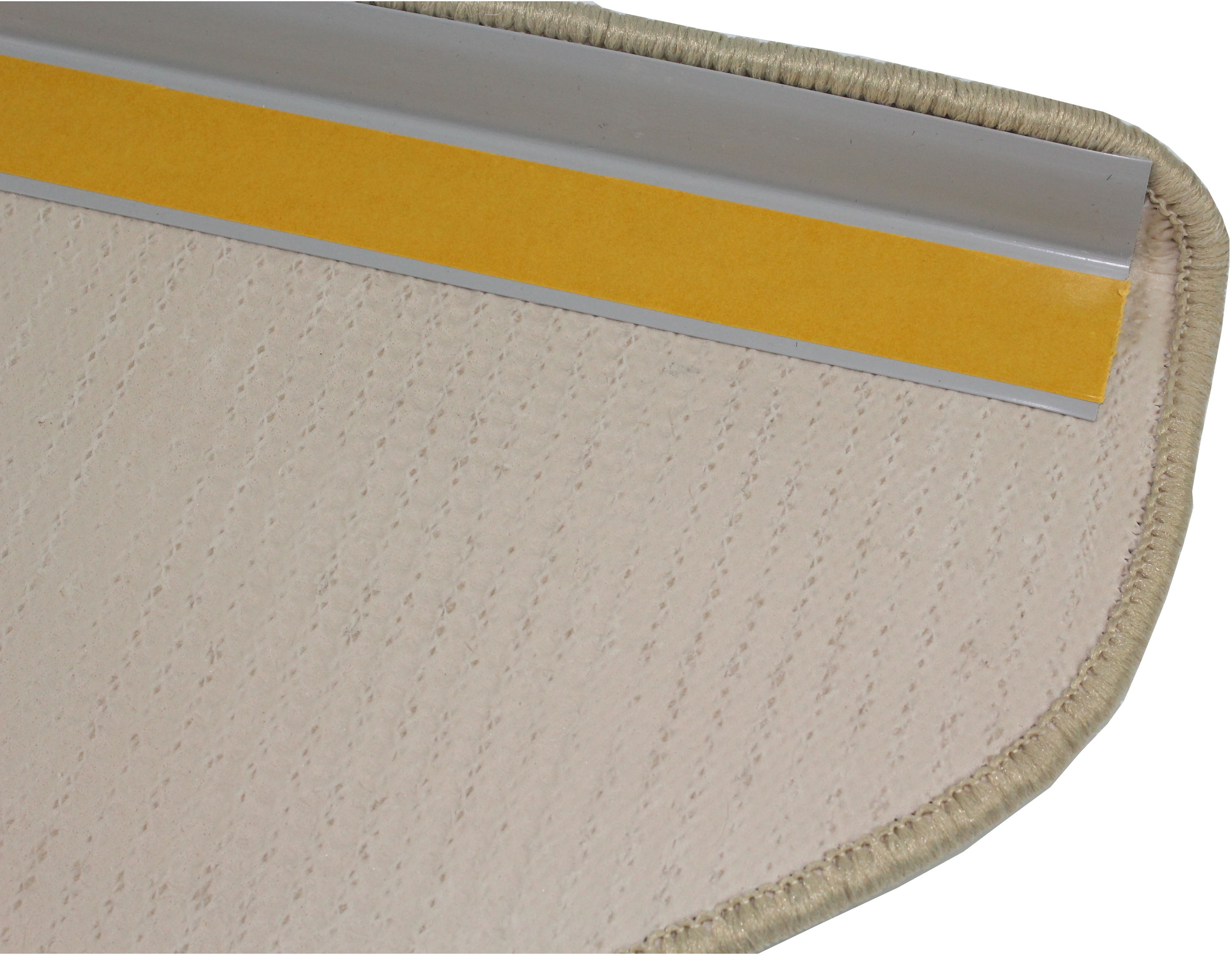 Dekowe Stufenmatte »Mara S2«, halbrund, 5 mm Höhe, 100% Sisal, große Farbauswahl, selbstklebend, auch als Set 15 Stück