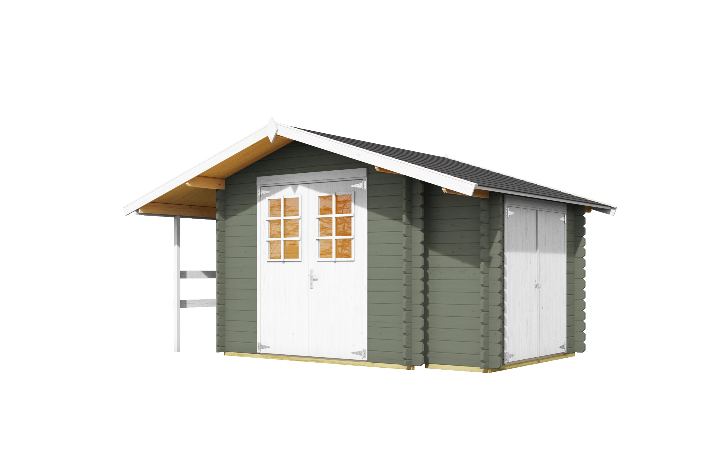 Nordic Holz Gartenhaus »Vilano 2« mit 3 getrennten Bereiche