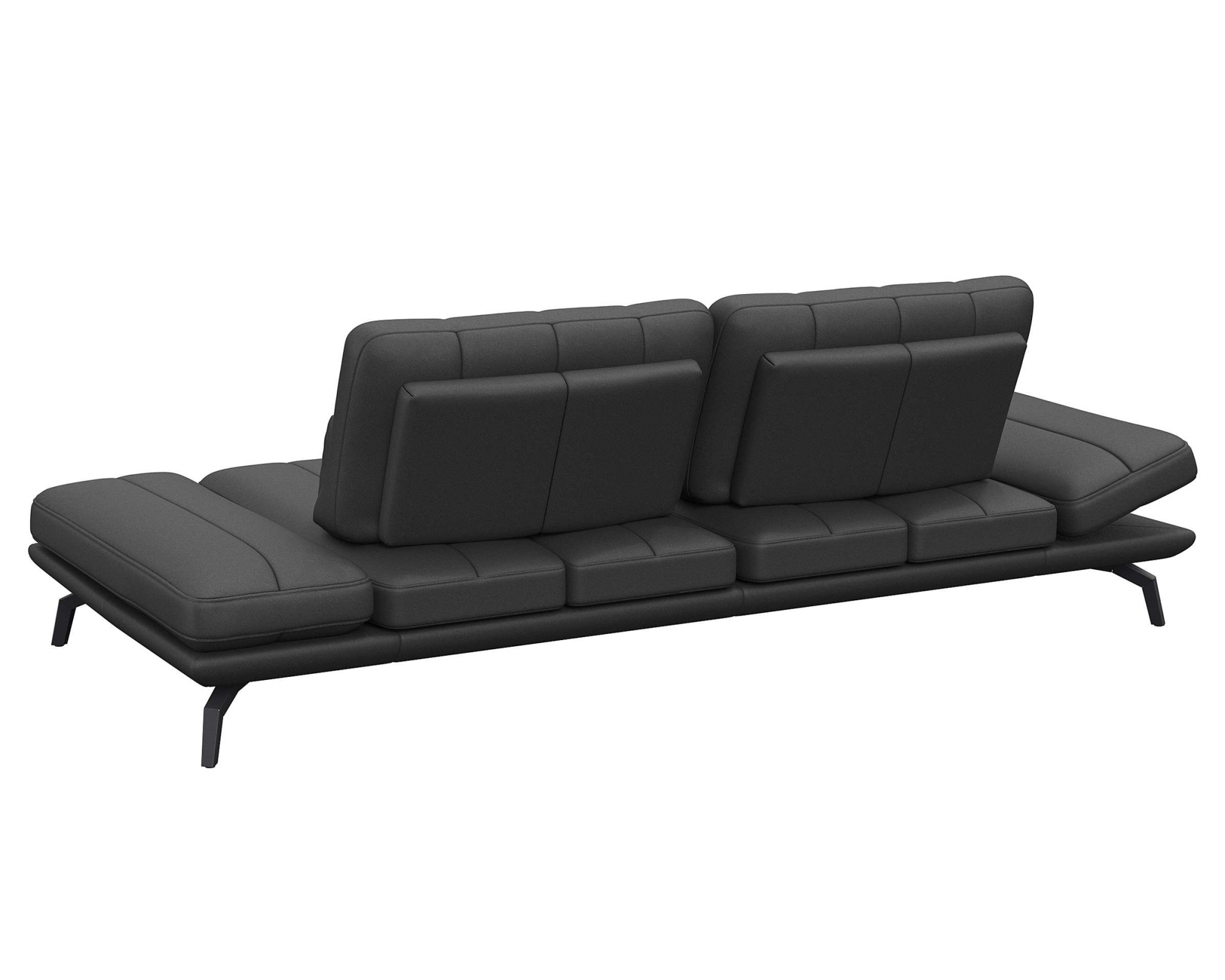 FLEXLUX 3-Sitzer »Tropea Funktionssofa, Designsofa, Relaxfunktion, TV-Couch,«, mit Armteilverstellung sowie Sitztiefenverstellung, Breite 252 cm