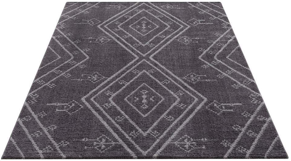 Carpet City Teppich »April 2291«, rechteckig, 10 mm Höhe, Läufer, weich durch Microfaser, Boho Ethno Look, Wohnzimmer